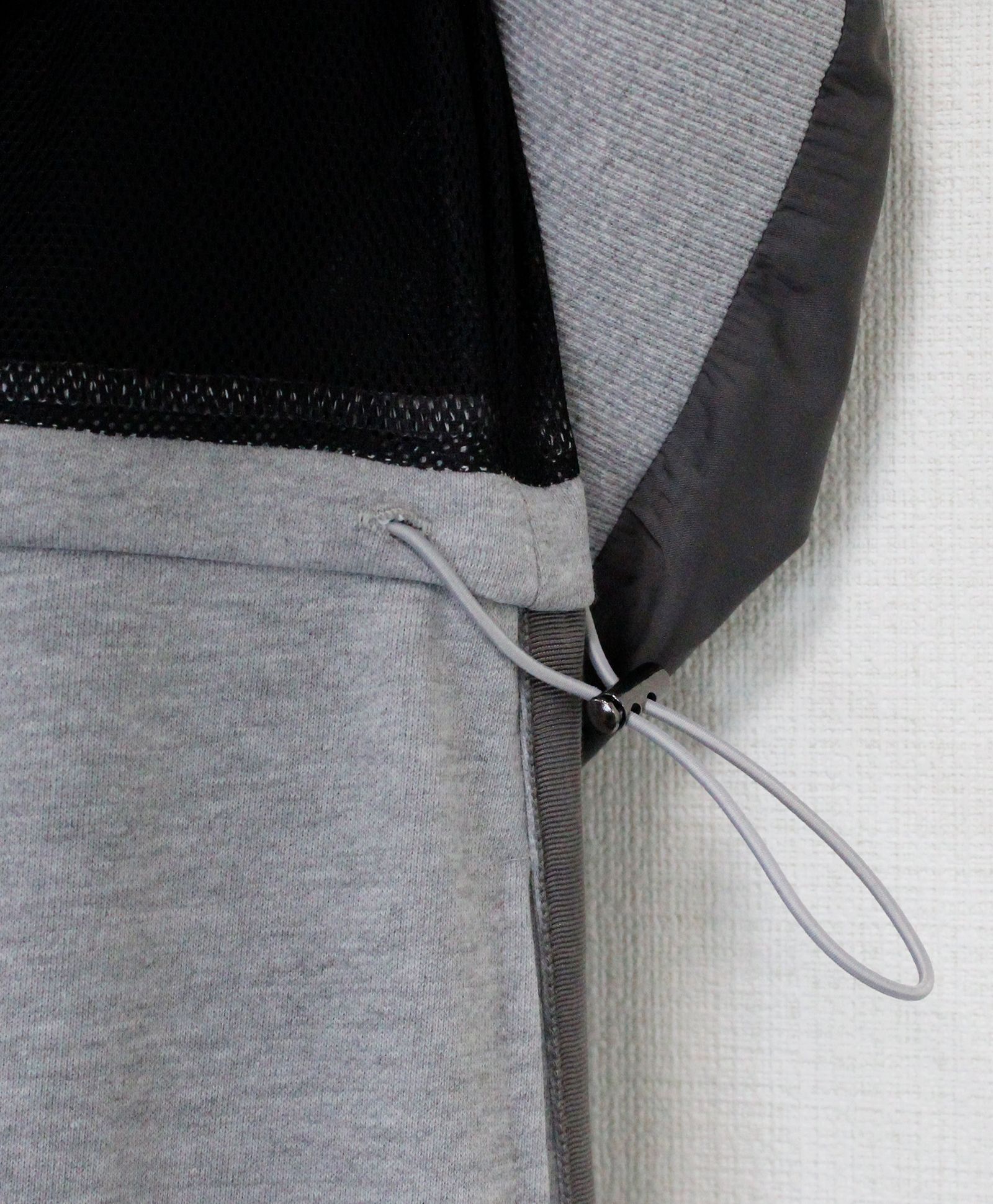 裏毛ミリタリーデザイン切替 L/S ワンピース /  グレー [bc609305]