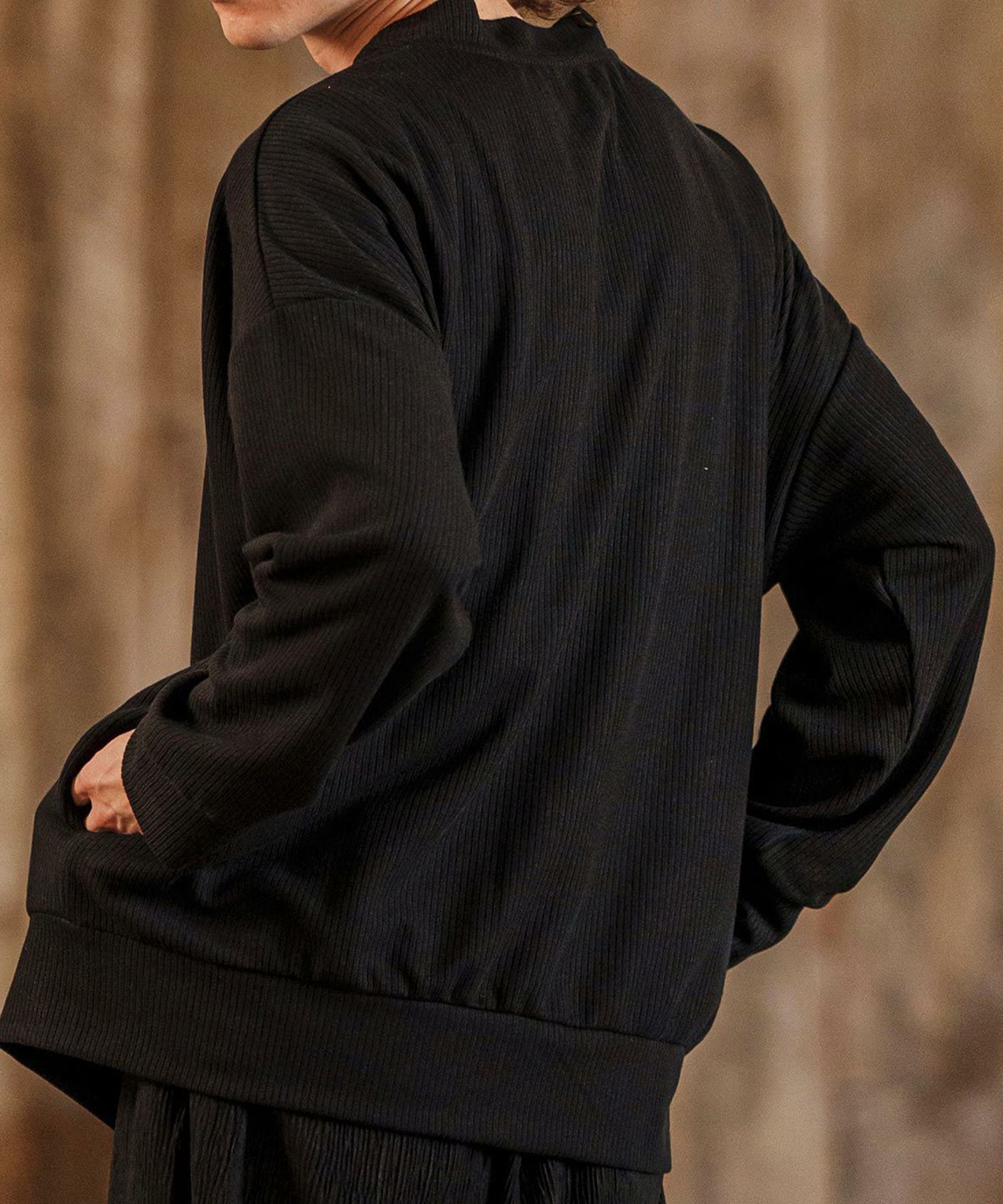 ビックシルエットカーディガン / ブラック【311074】