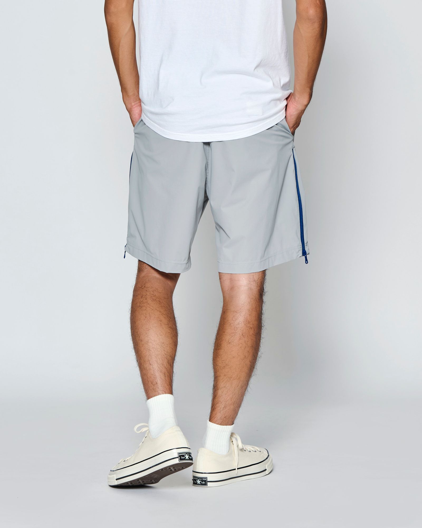 ☆先行予約☆muta MARINE × ACANTHUS  / サイドジップショーツ /  Side Zip Shorts / GREY【MA2707】