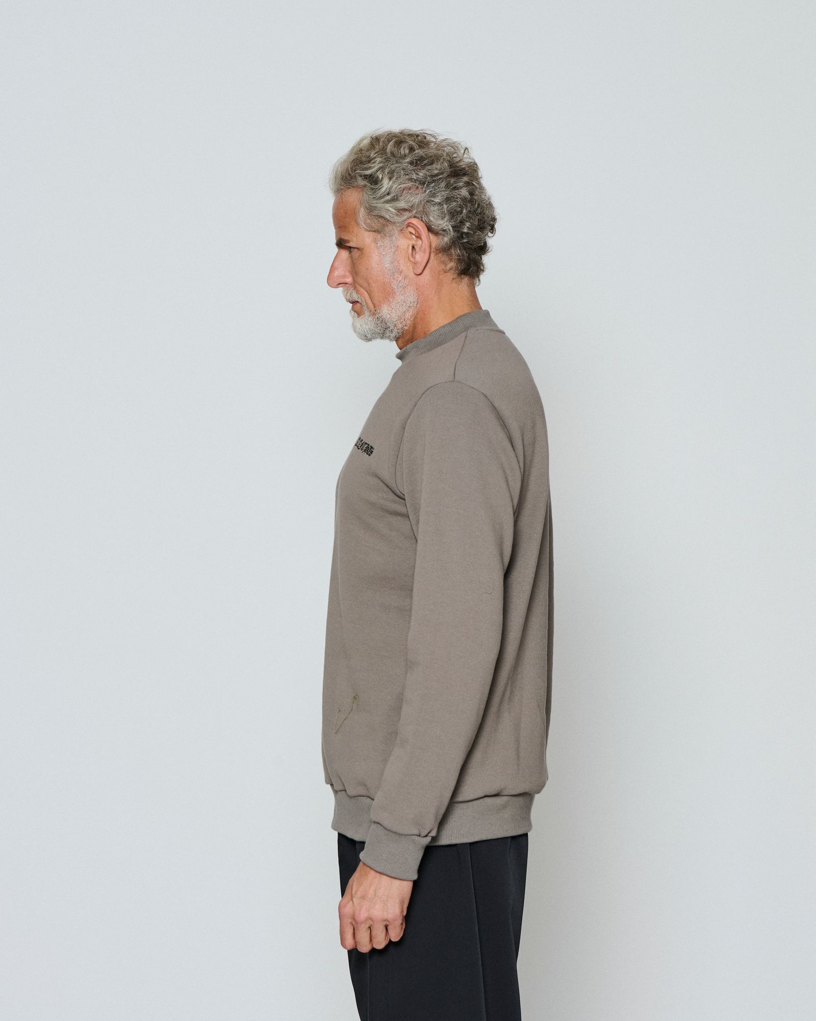 ☆先行予約☆  モックネックスウェット / Mockneck Sweatshirts / CHARCOAL 【HJ2603】