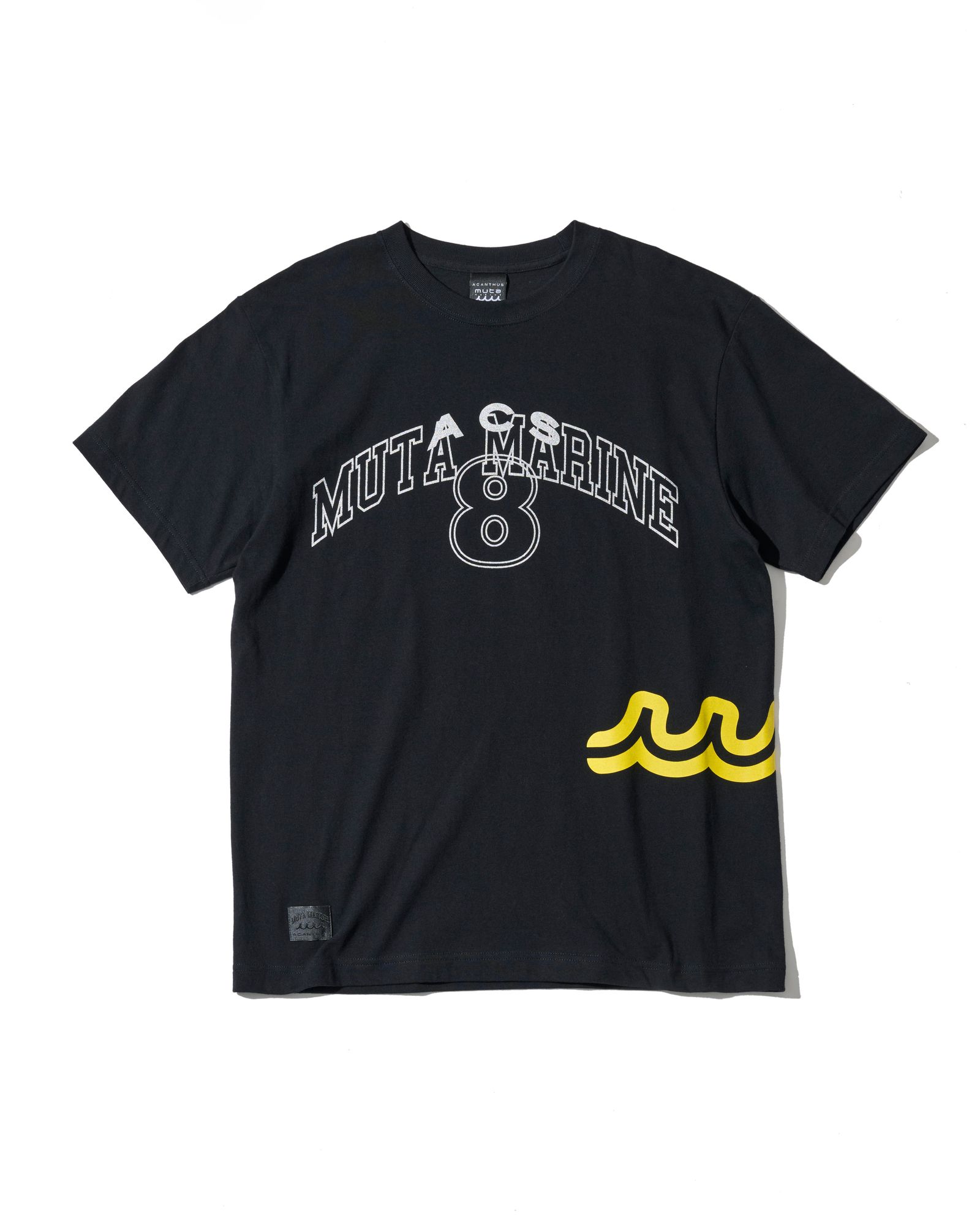 ☆先行予約☆muta MARINE × ACANTHUS  / マルチプリントTシャツ /  Multi Print Tee / BLACK【MA2715】