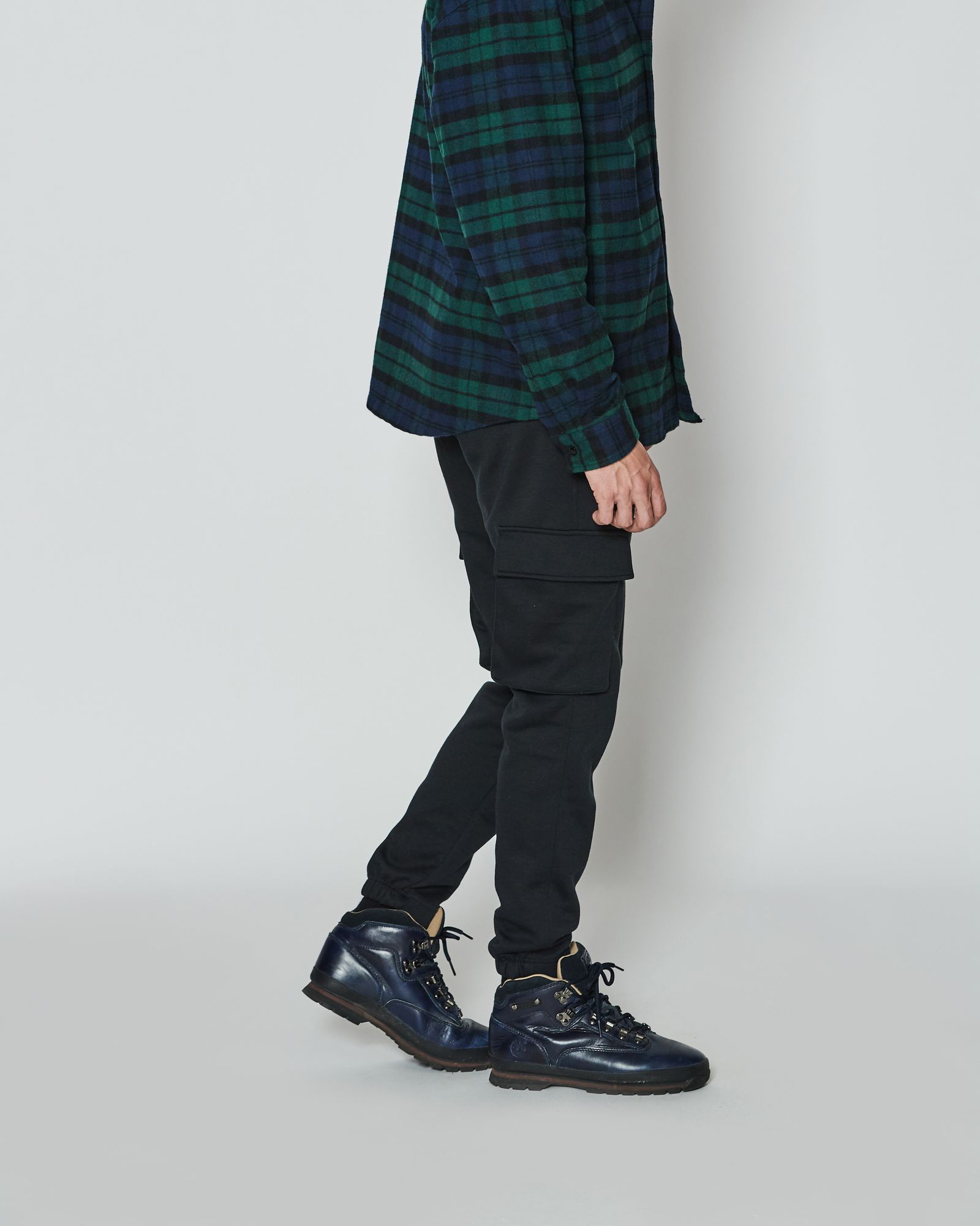 Double-knit Cargo Pant / カーゴパンツ / BLACK 【PT2404】