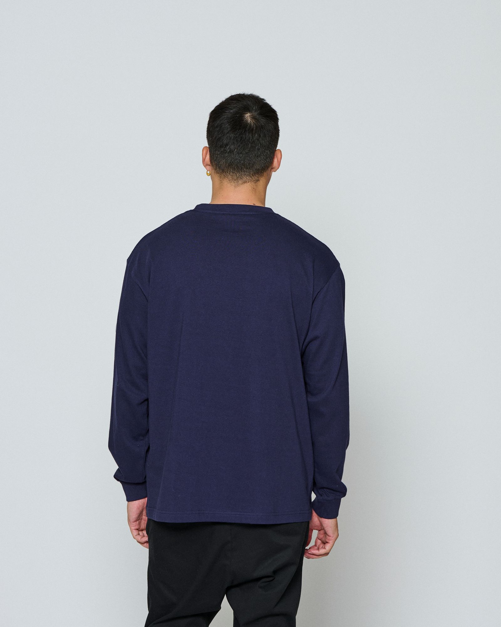 ☆先行予約☆ muta MARINE × ACANTHUS / スイートエクストラロゴロングスリーブTEE / Sweet Extra Logo L/S Tee / NAVY 【MA2698】