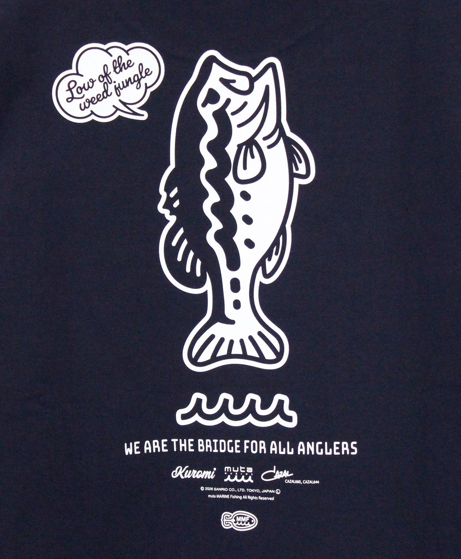 Kuromi × muta MARINE Fishing ストレッチロングスリーブTシャツ / ネイビー [MFMP-434779]