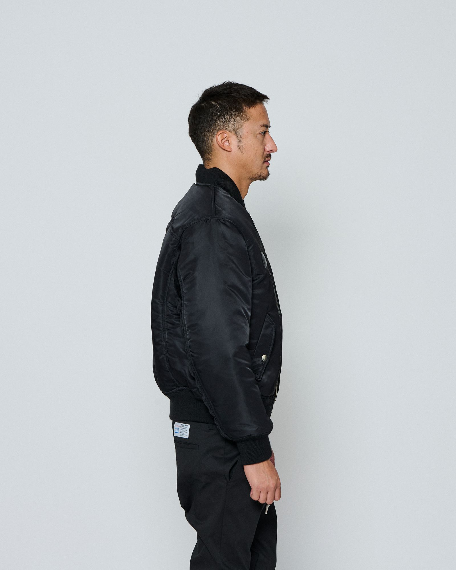 ☆先行予約☆ muta MARINE × ACANTHUS / オーバーサイズMA-1 / Oversize MA-1 / BLACK 【MA2649】