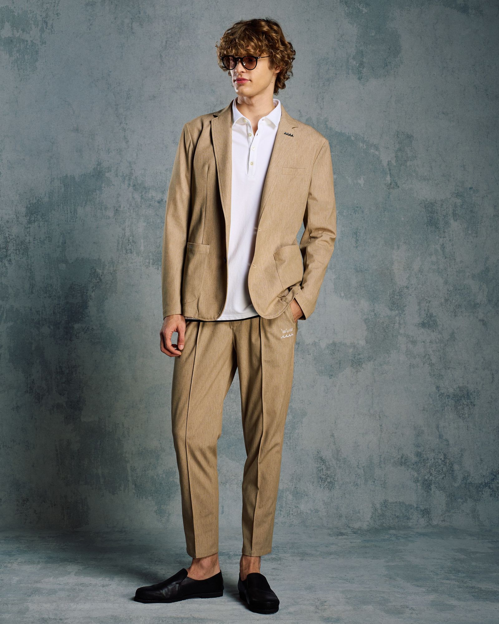 ☆先行予約☆ muta × wjk  / ピンタック イージースラックス / smart pin-tuck slacks  / CAMEL [501 mw01i]