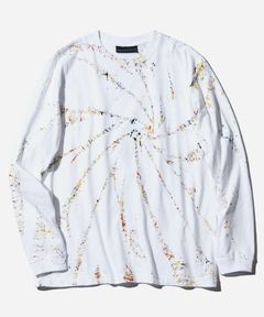 スパイラル スプラッシュ ロングスリーブTシャツ / Spiral Splash L/S Tee /  WHITE 【CT2311】