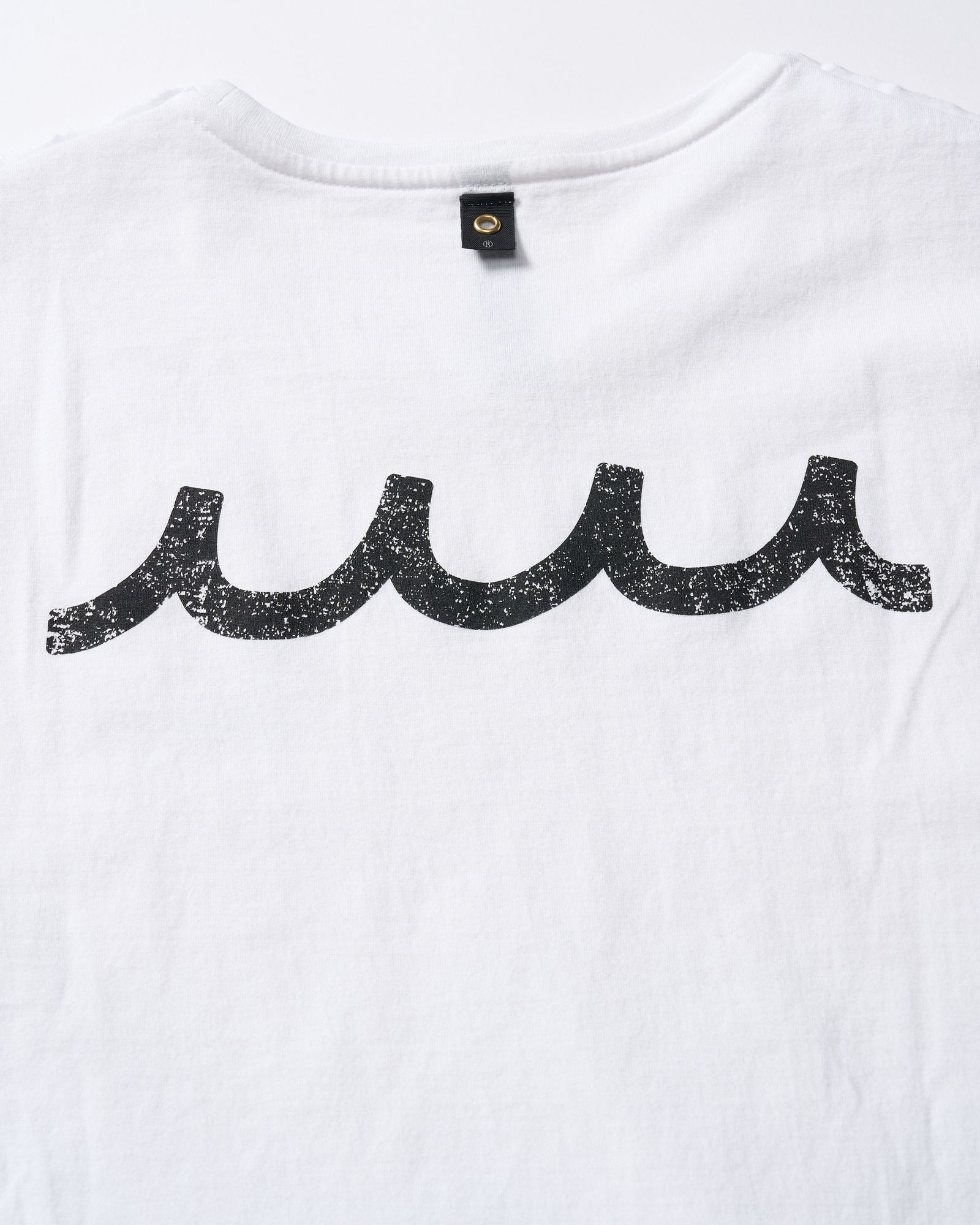 ☆先行予約☆ muta × wjk  / カットオフ Tシャツ / cut-off S/S(printed) / WHITE [703 mw03i]