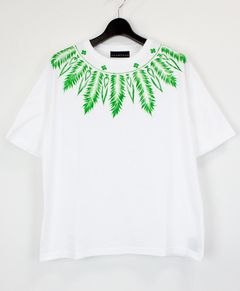 フェザーペイント Tシャツ / Feather Paint Loose Tee / WHITE