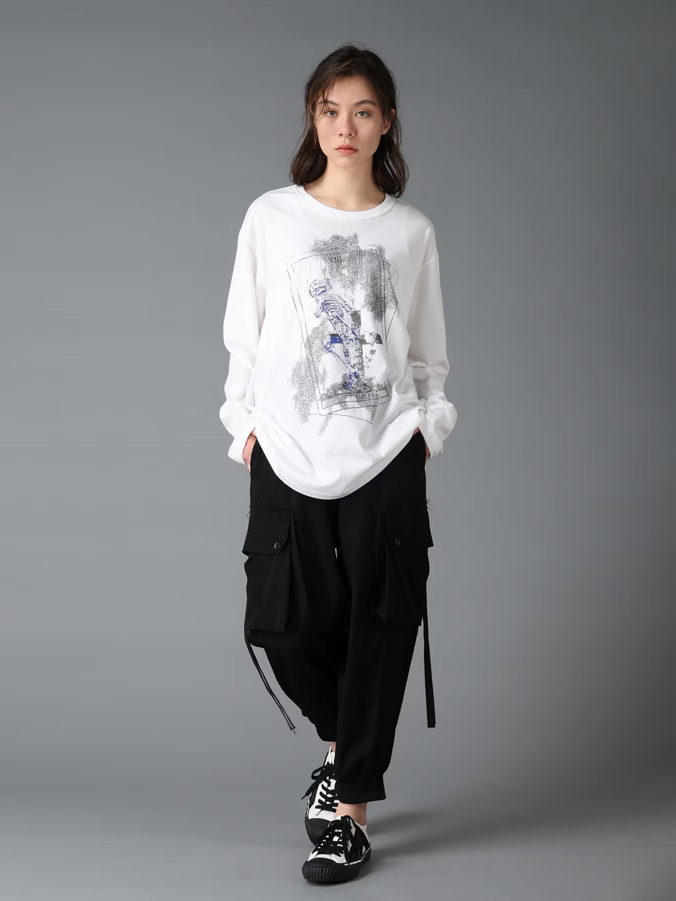 JERSEY THE DEATH T-SHIRT / WHITE [GW-T74-070-1]
