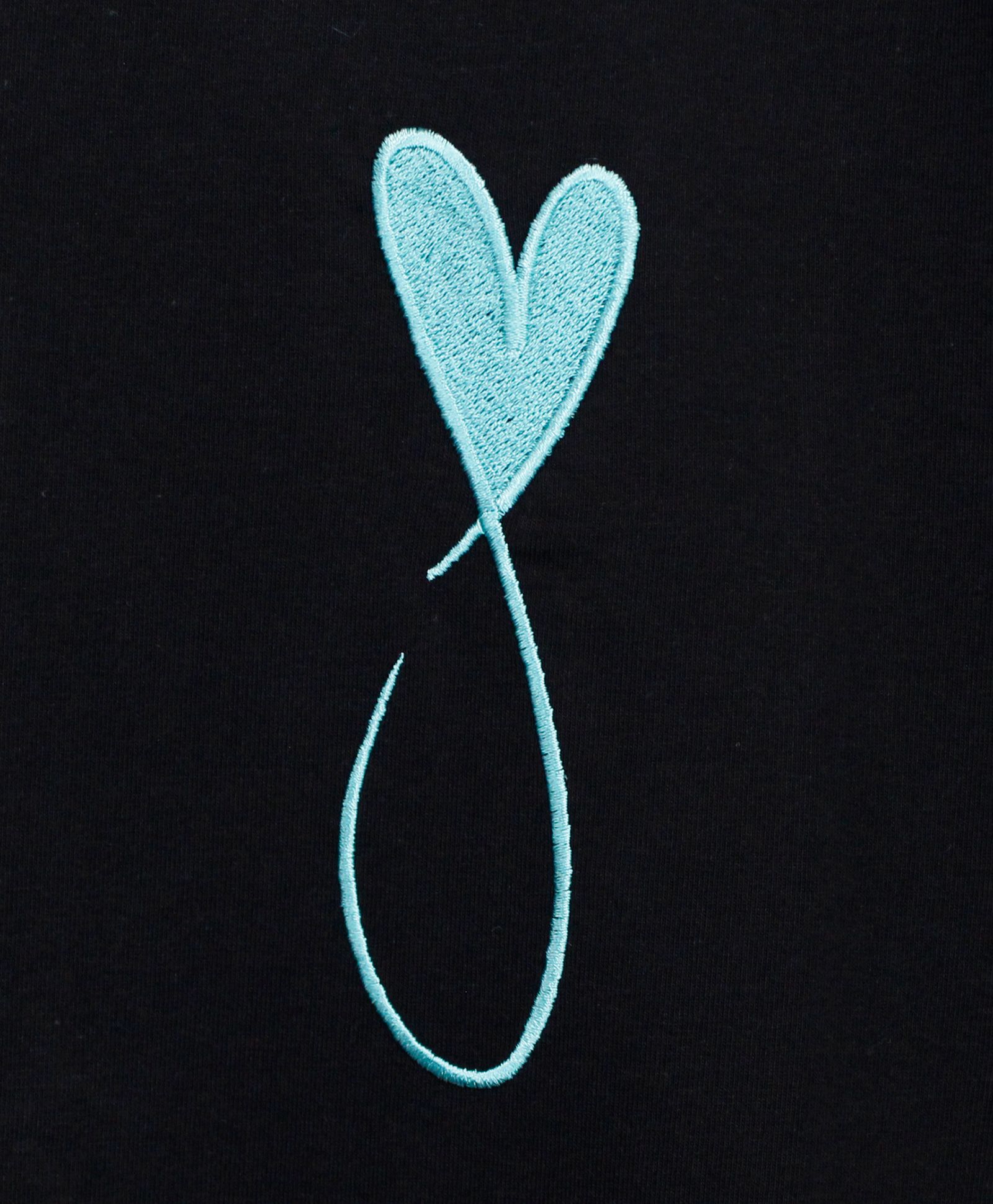 Tシャツ / Tiphanie Big Logo / BLACK x BLUE