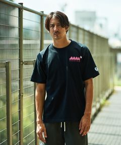 ACANTHUS × muta MARINE / muta sweet logo Tee /Tシャツ / BLACK 【MA2526】
