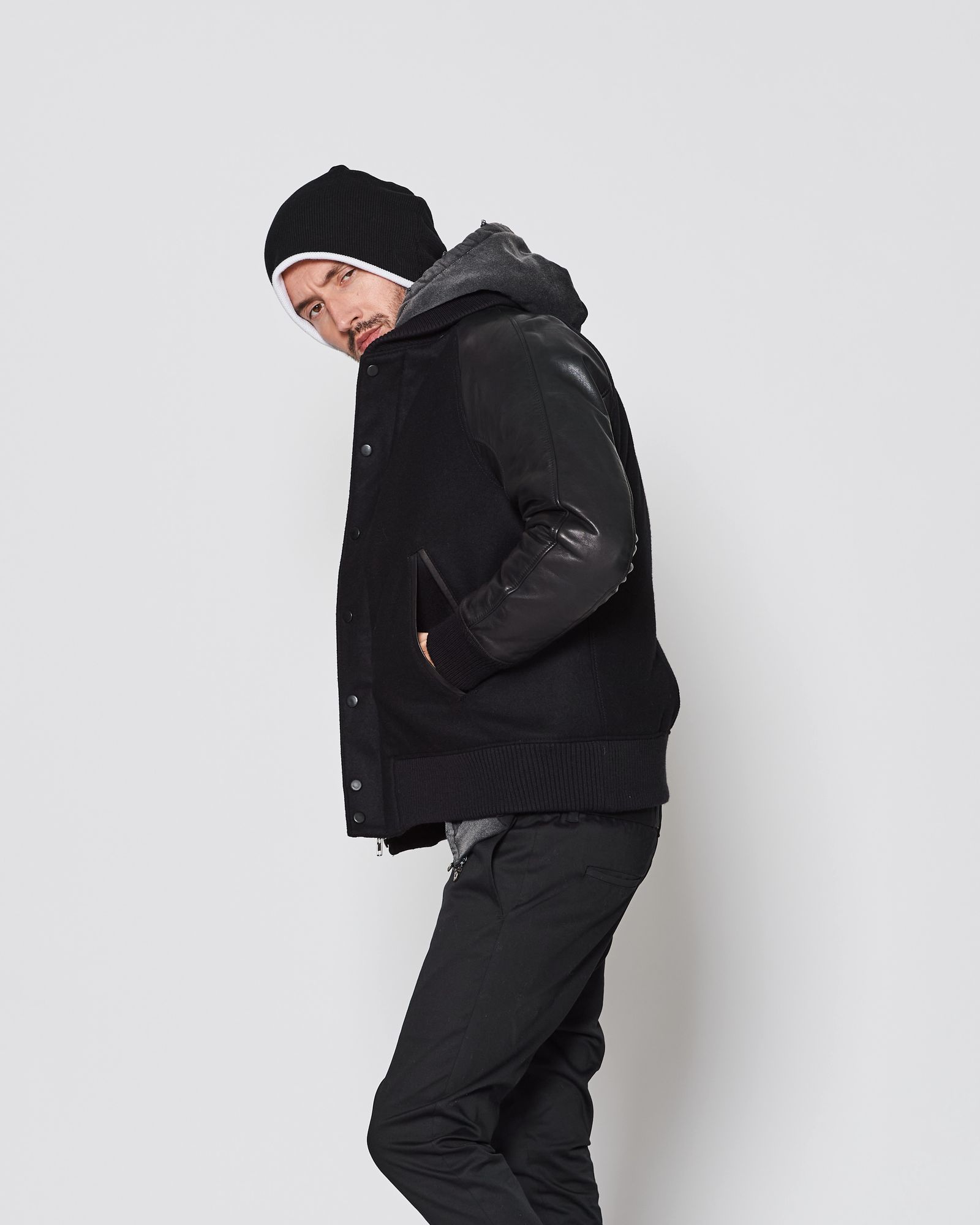 Studium Jacket / スタジアムジャケット / BLACK 【ST2301】