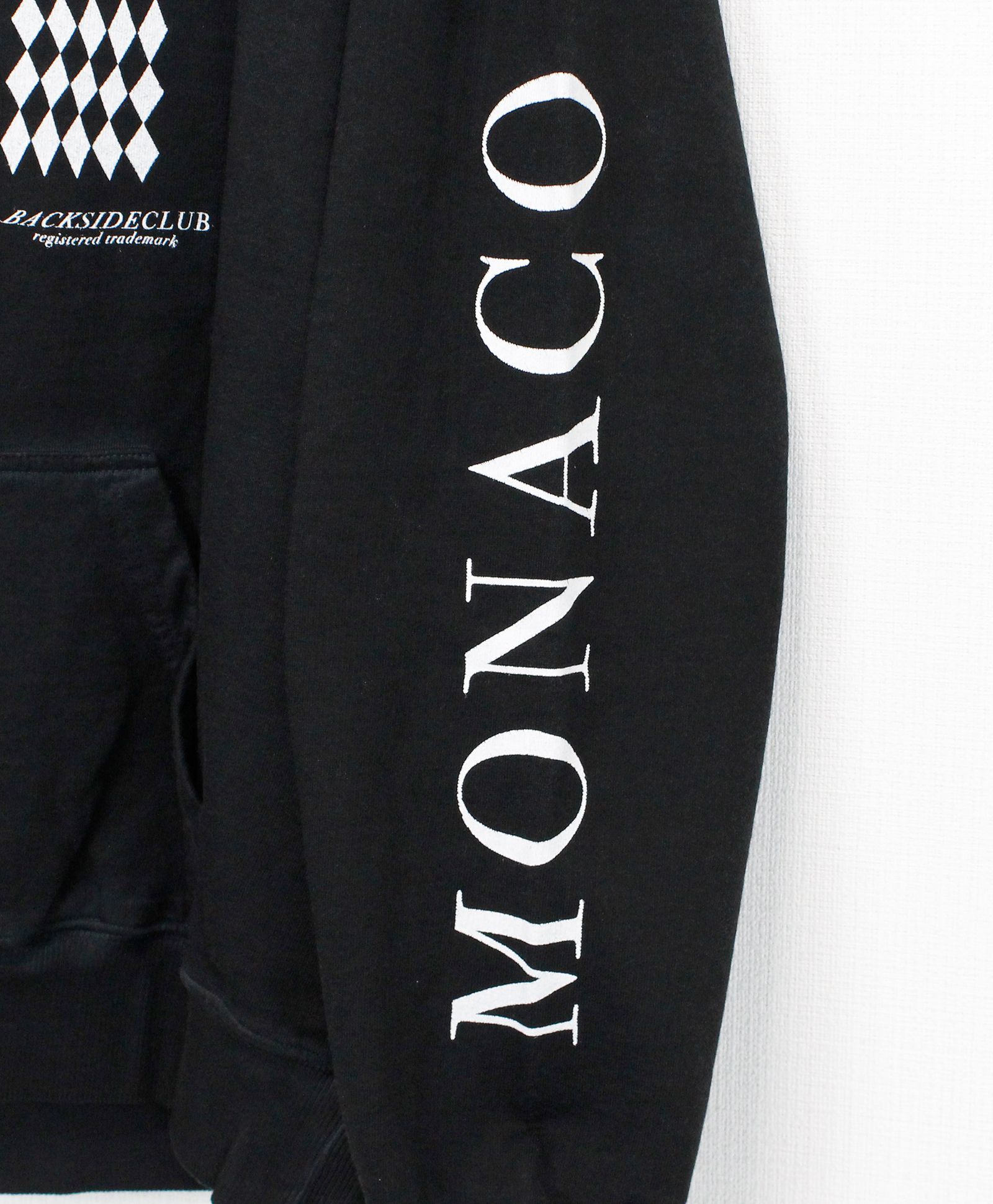 プルオーバーパーカー / ARCH HOODIE  / BLACK 【HOW 734】