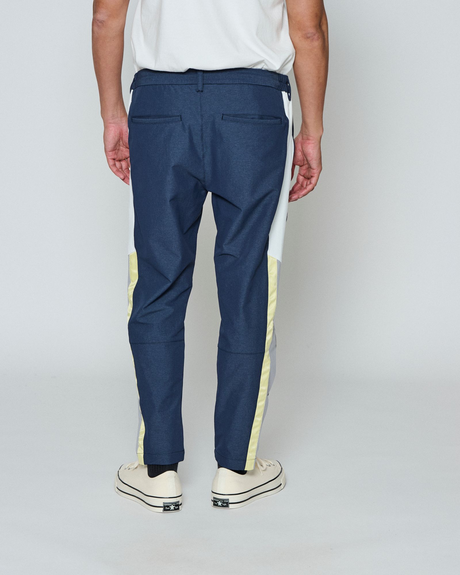 ☆先行予約☆ muta MARINE × ACANTHUS / スイートエクストラロゴラインパンツ / Sweet Extra Logo Line Pants / NAVY 【MA2699】