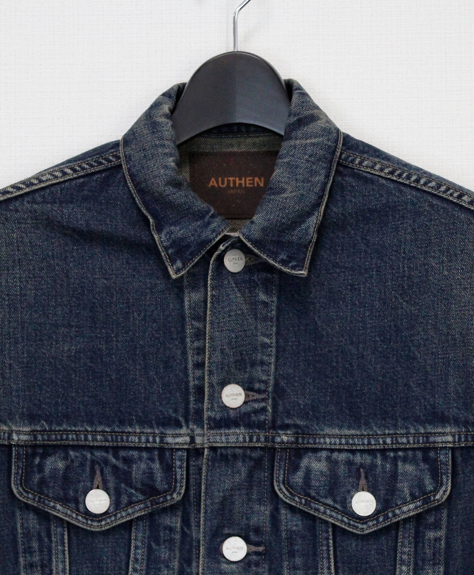 "ターク" トラッカージャケット / "TURK" TRUCKER JACKET  / DARK USED [AUT-095-059]