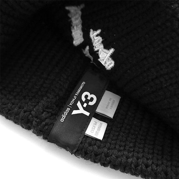 チャンキー ニットビーニー ニットキャップ / Y-3CHUNKY BEANIE / BLACK  [JX8308-ACCA25]