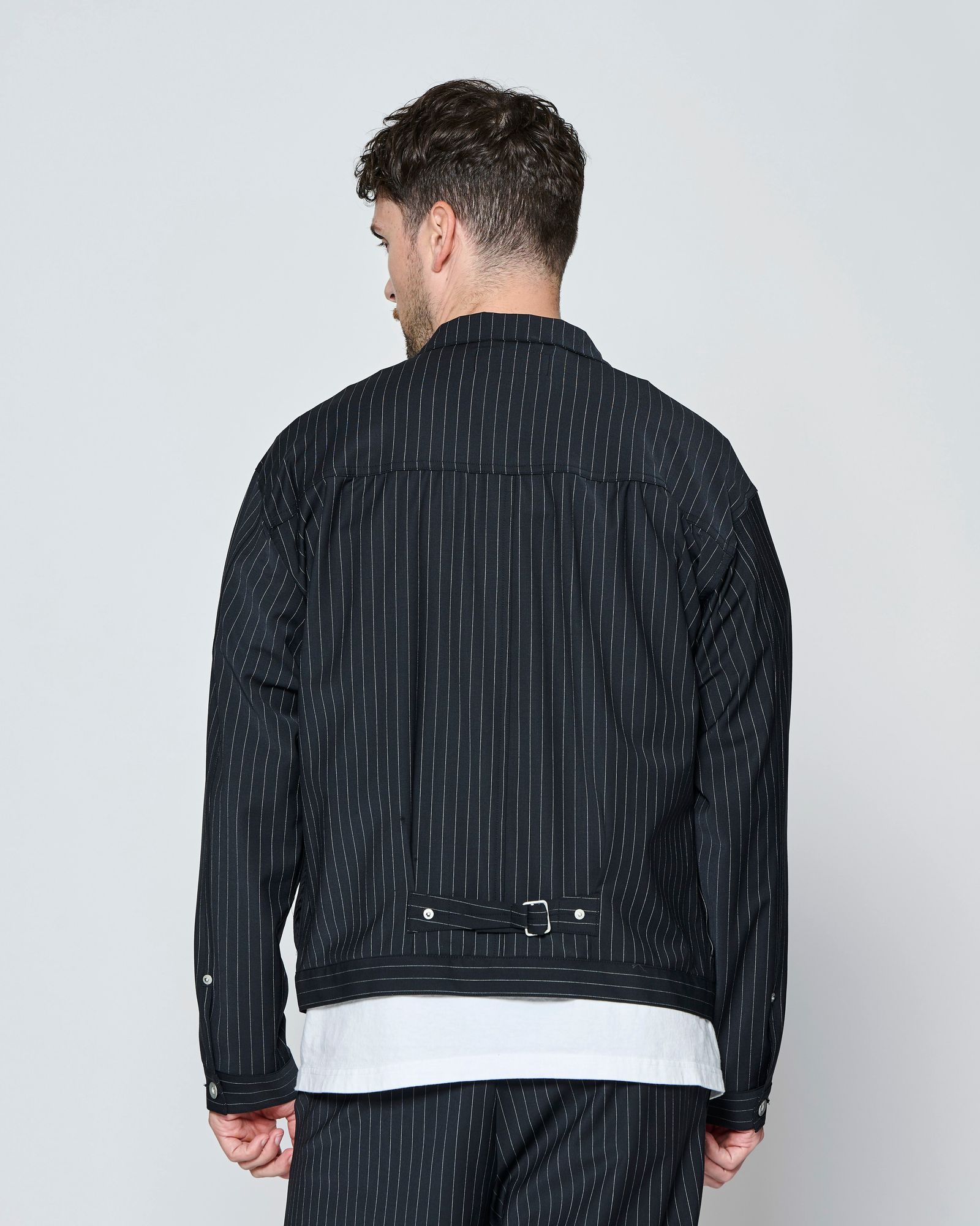 ☆先行予約☆ Type1 WWⅡ ストライプ トロピカルウール ジャケット  /  Type1 WWⅡ Stripe Tropical Wool Jacket / BLACK 【JK2701】