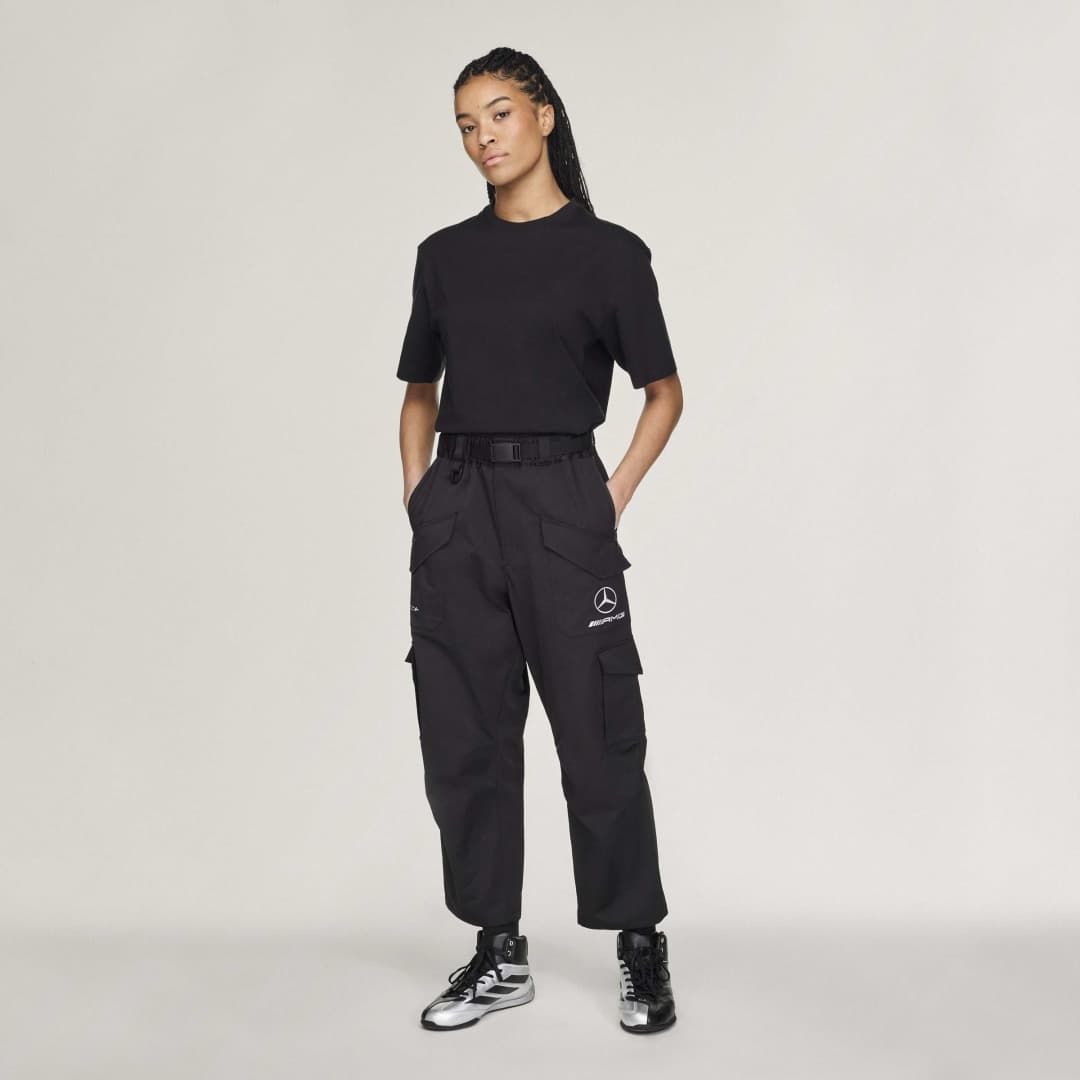 ハーフ スリーブ ティー /  Y-3 MERCEDES - AMG PETRONAS FORMULA 1 TEAM LOGO STACK SHORT SLEEVE TEE / BLACK [KR2373-APPS26]