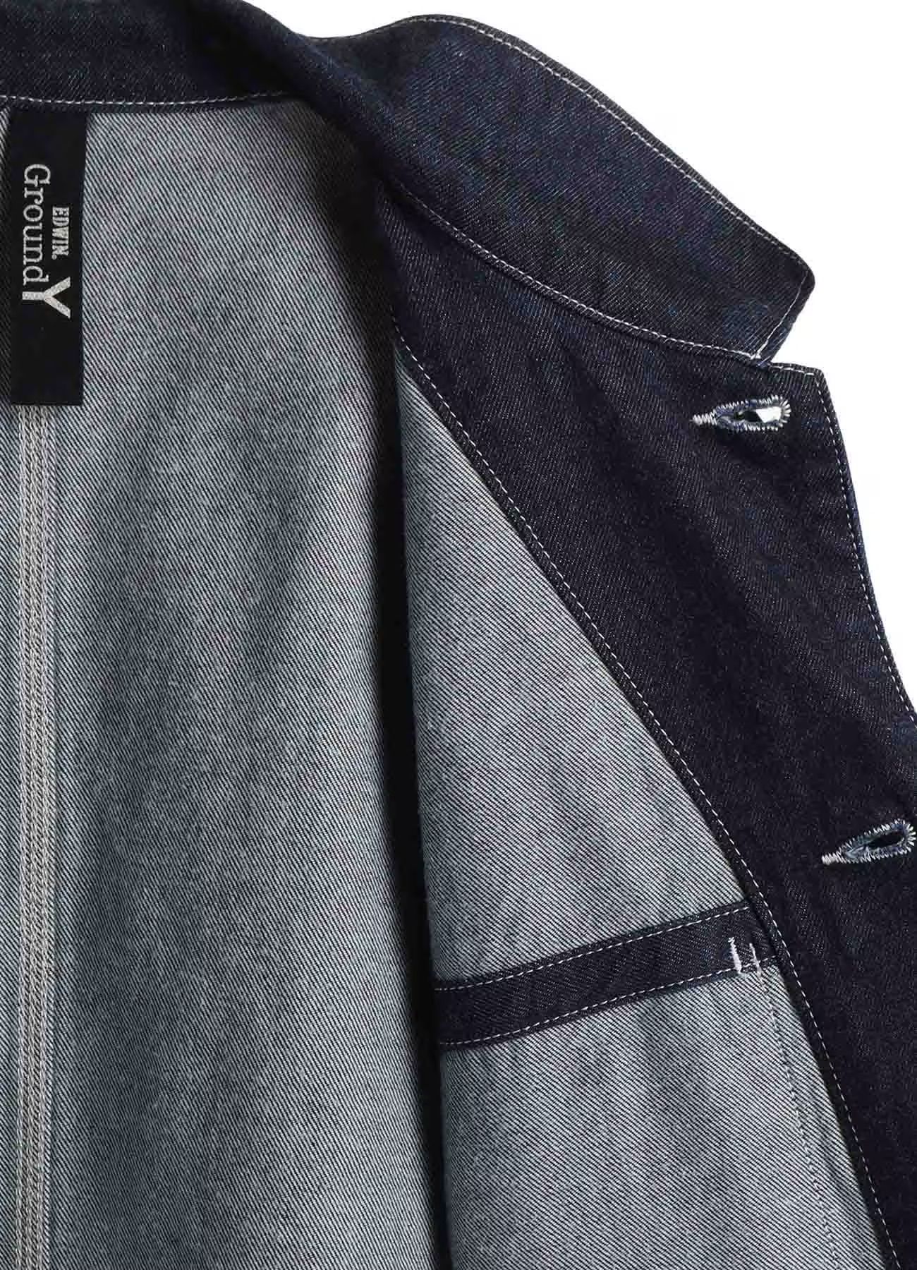 Ground Y×EDWIN 11oz INDIGO DENIM COVERALL  / デニムカバーオール / INDIGO [GX-Y01-006-1]