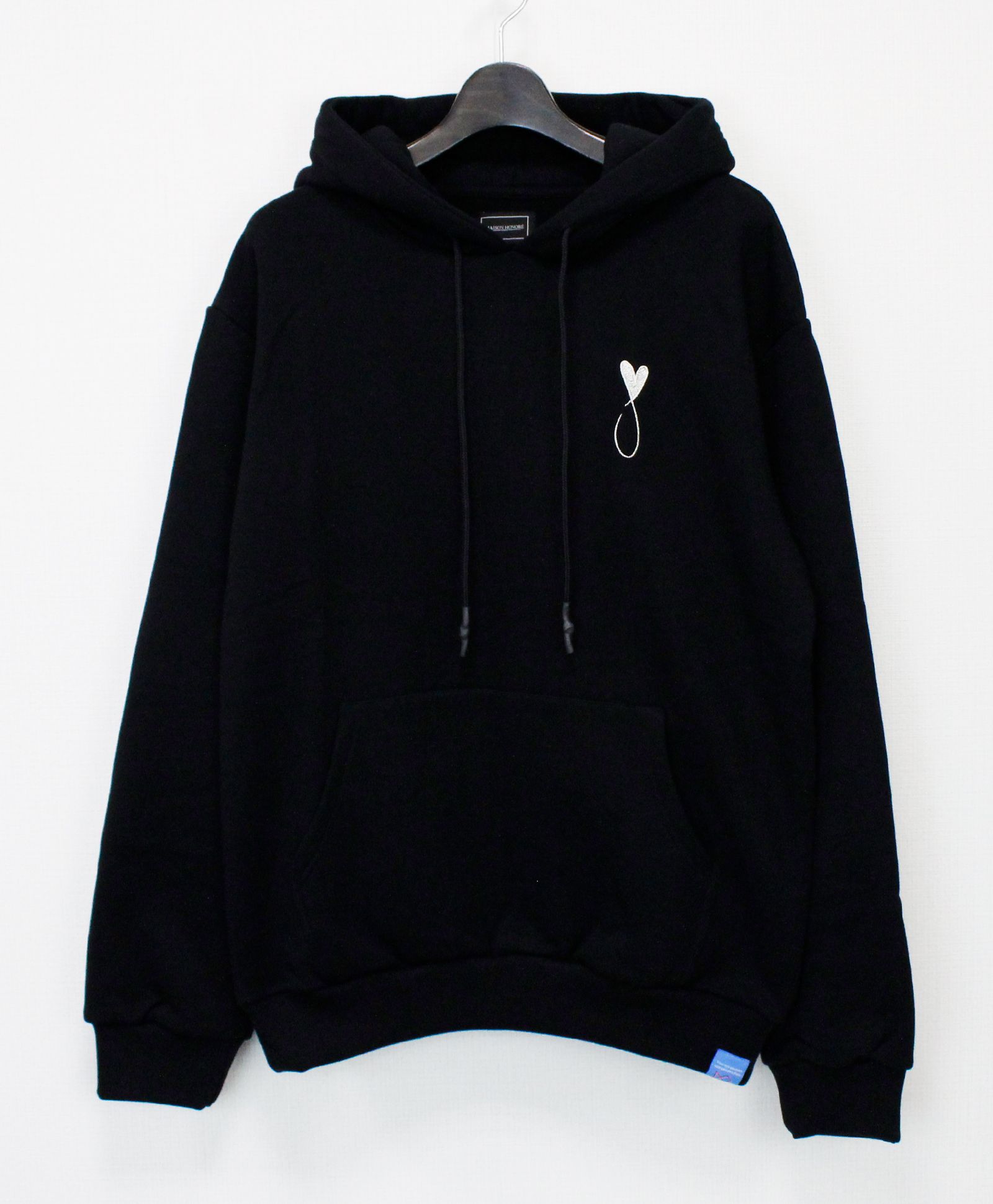 プルオーバーパーカー / Tiphanie Hoodie / Black x Silver