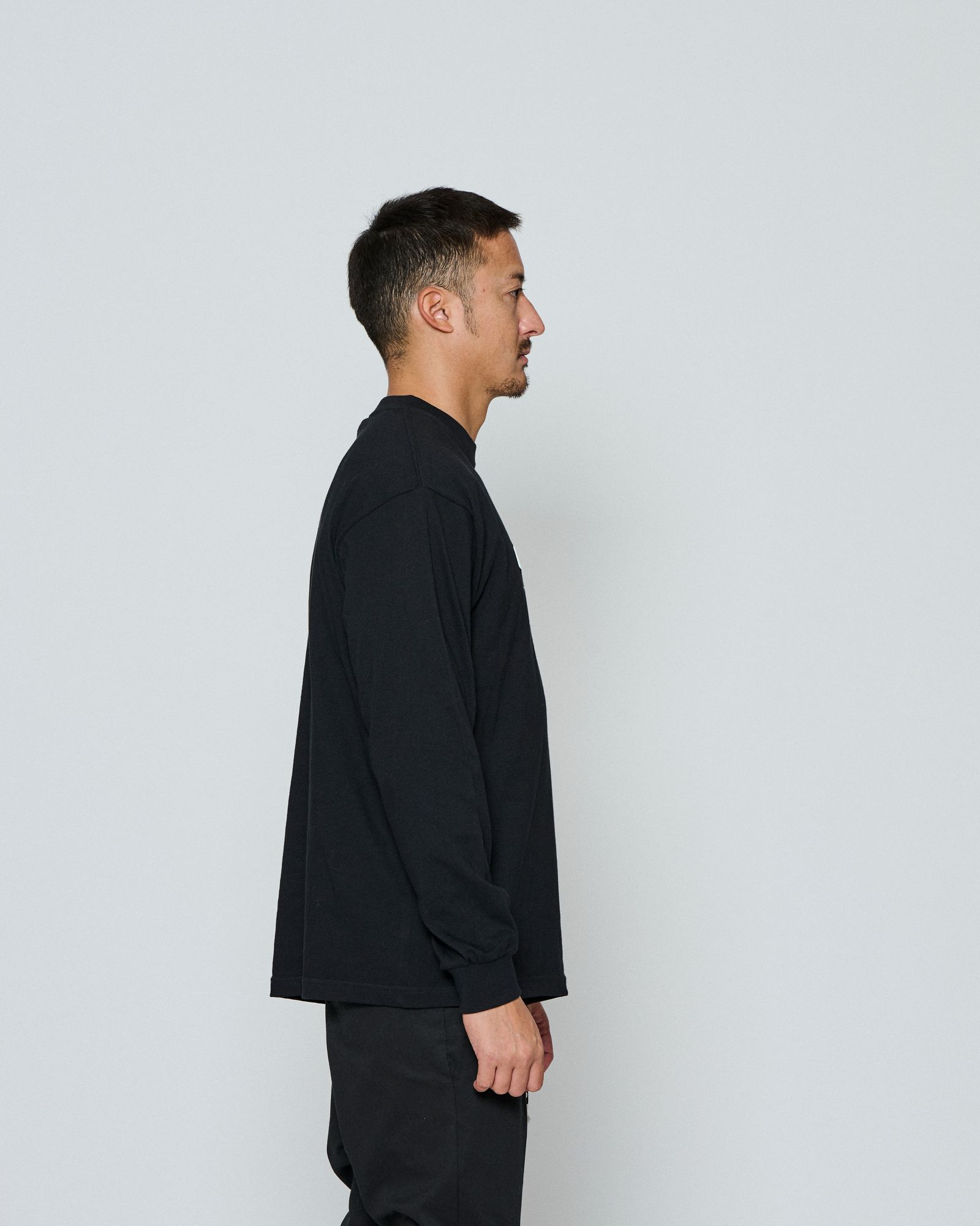 ☆先行予約☆ muta MARINE × ACANTHUS / スイートエクストラロゴロングスリーブTEE / Sweet Extra Logo L/S Tee / BLACK 【MA2698】