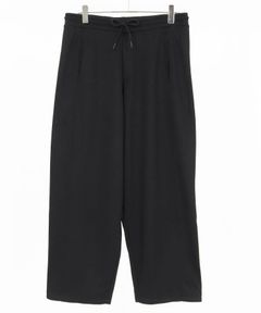 ドビー裏起毛ワイドパンツ / ブラック【131044】