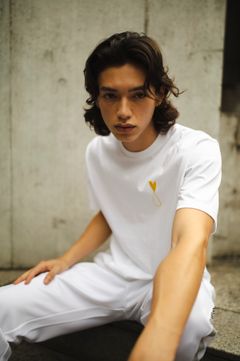 Tシャツ / Tiphanie / WHITE x YELLOW