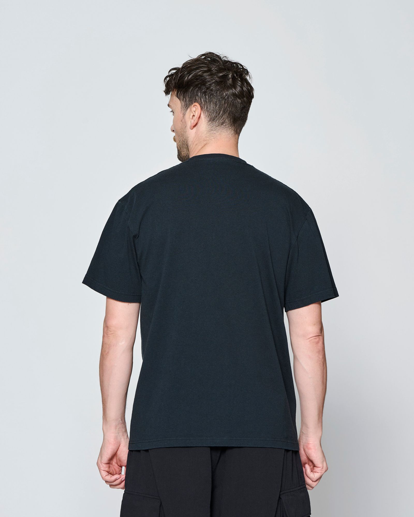 ☆先行予約☆ ヴィンテージ ロゴ Tシャツ  /  Vintage Wash Bleeding Logo Tee / BLACK【CT2706】