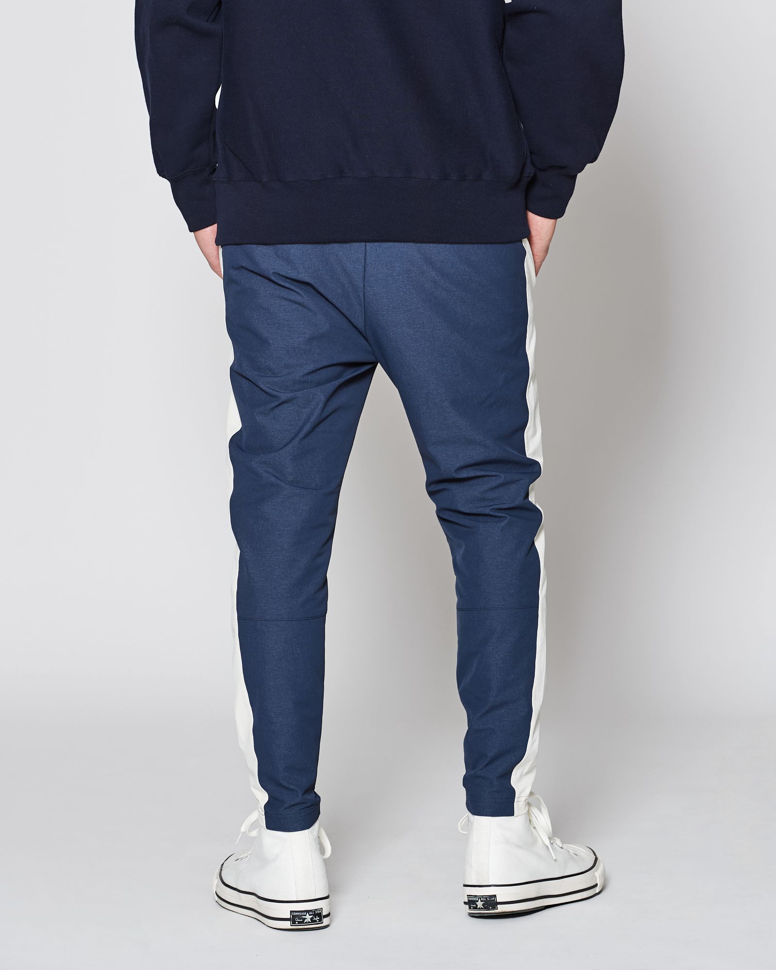 ☆先行予約販売2025年9月下旬～10月下旬頃入荷予定☆ ACANTHUS × muta MARINE / muta sweet muta Sideline Pants / サイドラインパンツ / NAVY WHITE 【MA2548】
