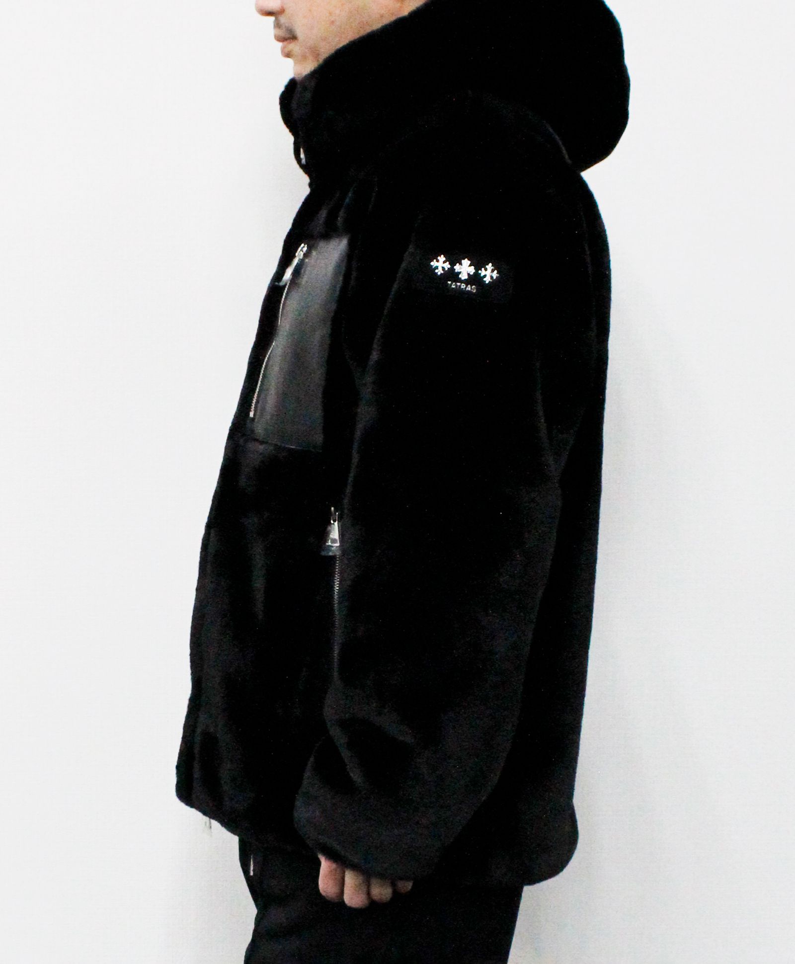 フード付き ボアブルゾン / MASCALI /  マスカリ / BLACK [MJXA0201033588]