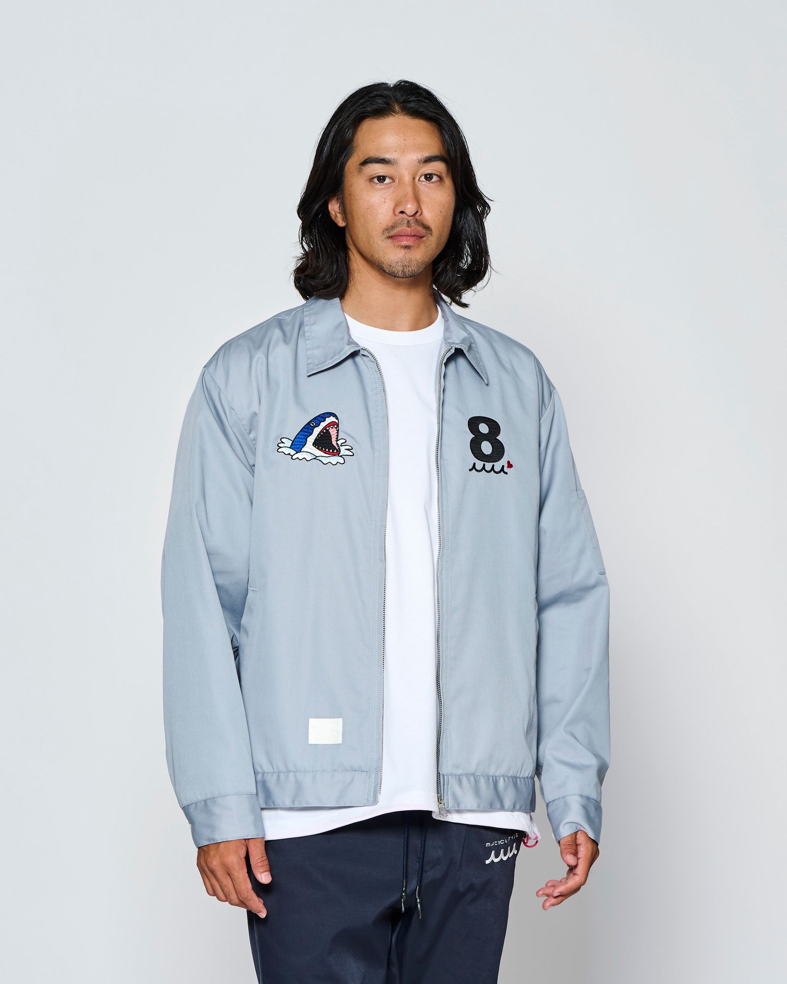☆先行予約☆muta MARINE × ACANTHUS  / スーベニアジャケット /  Souvenir Jacket / GREY【MA2701】