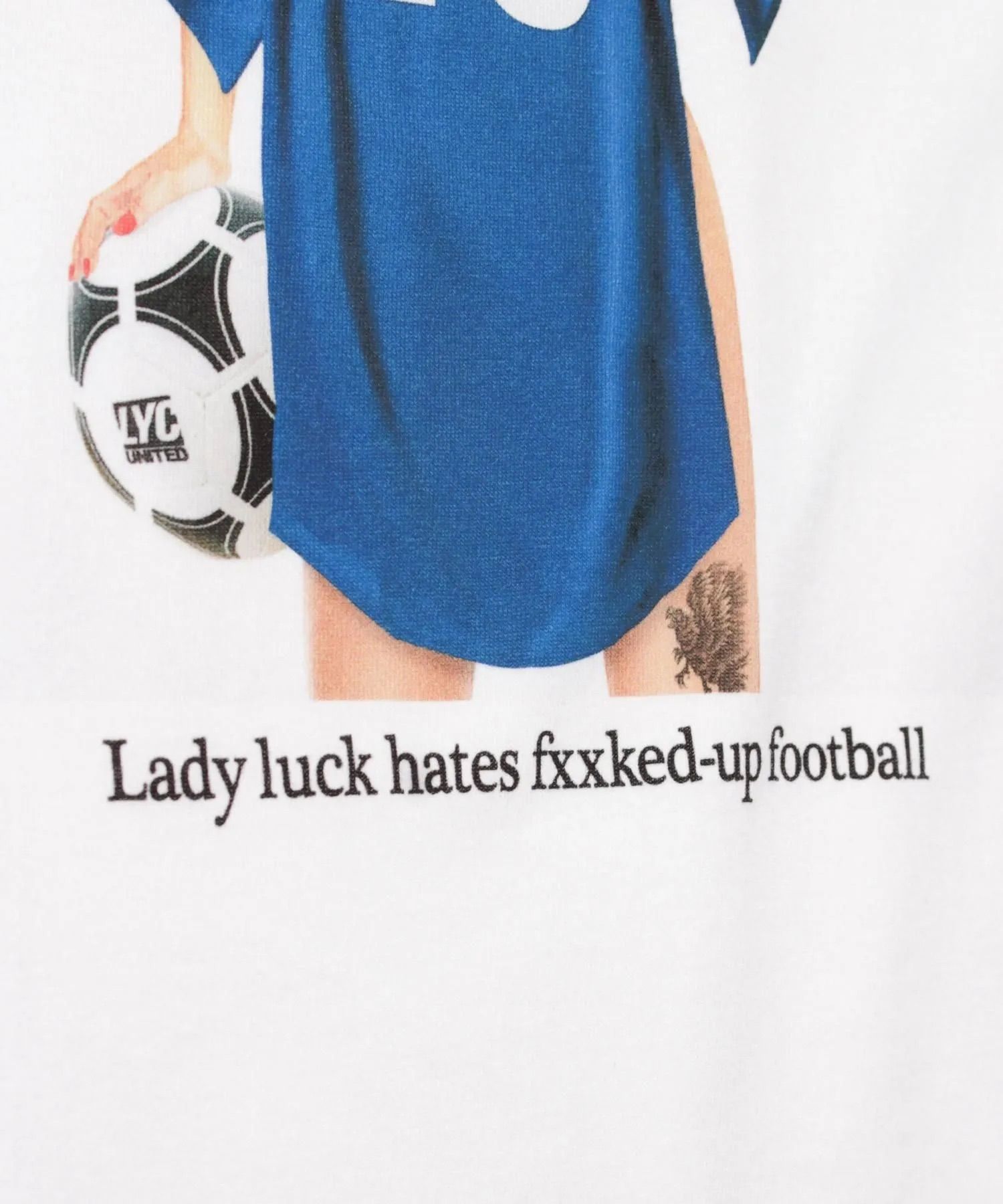 【FOOTBALLITIS】[No.10] Tシャツ / WHITE [261327NT]