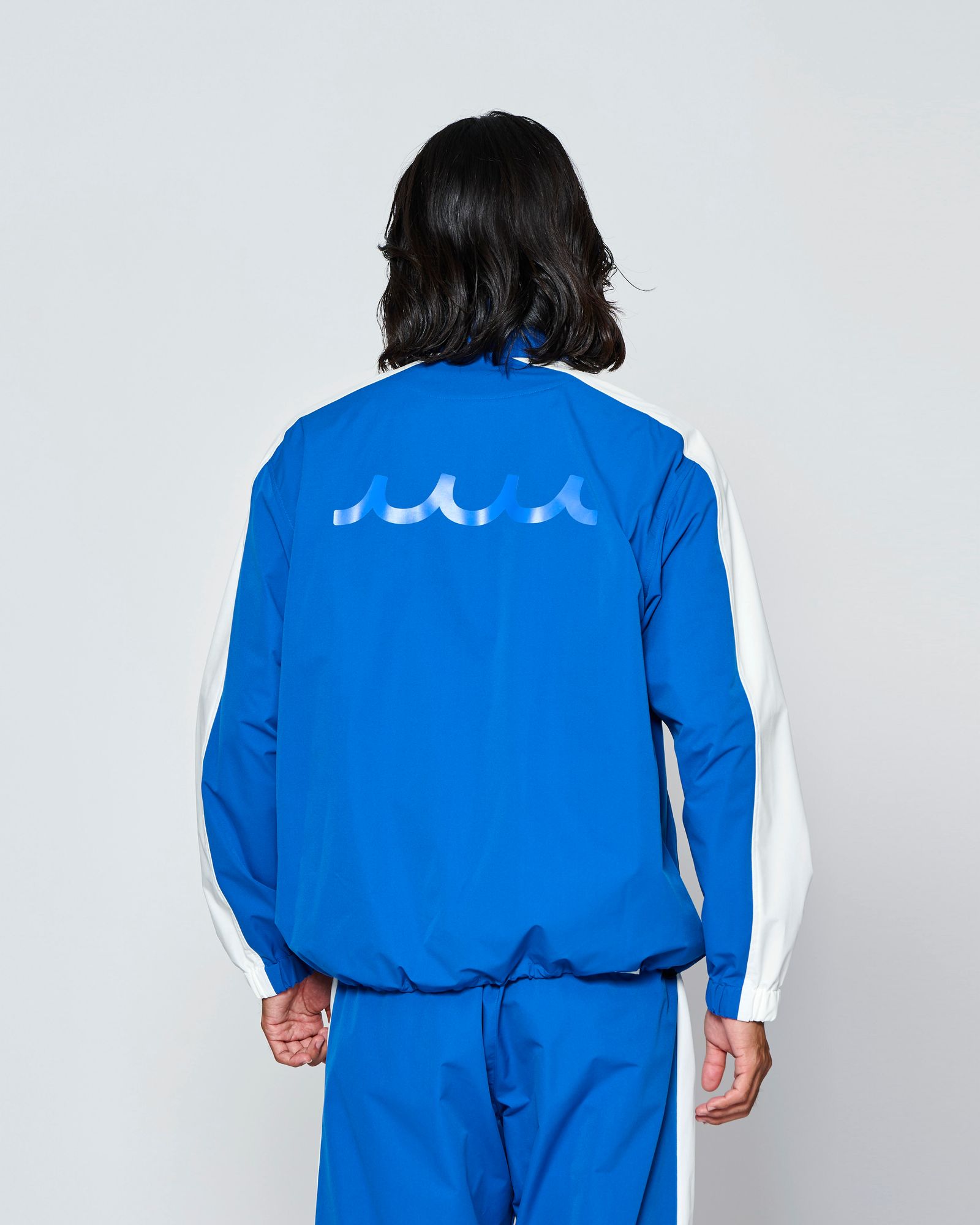 ☆先行予約☆muta MARINE × ACANTHUS  / サイドライントラックジャケット / Side Line Track Jacket / BLUE【MA2704】