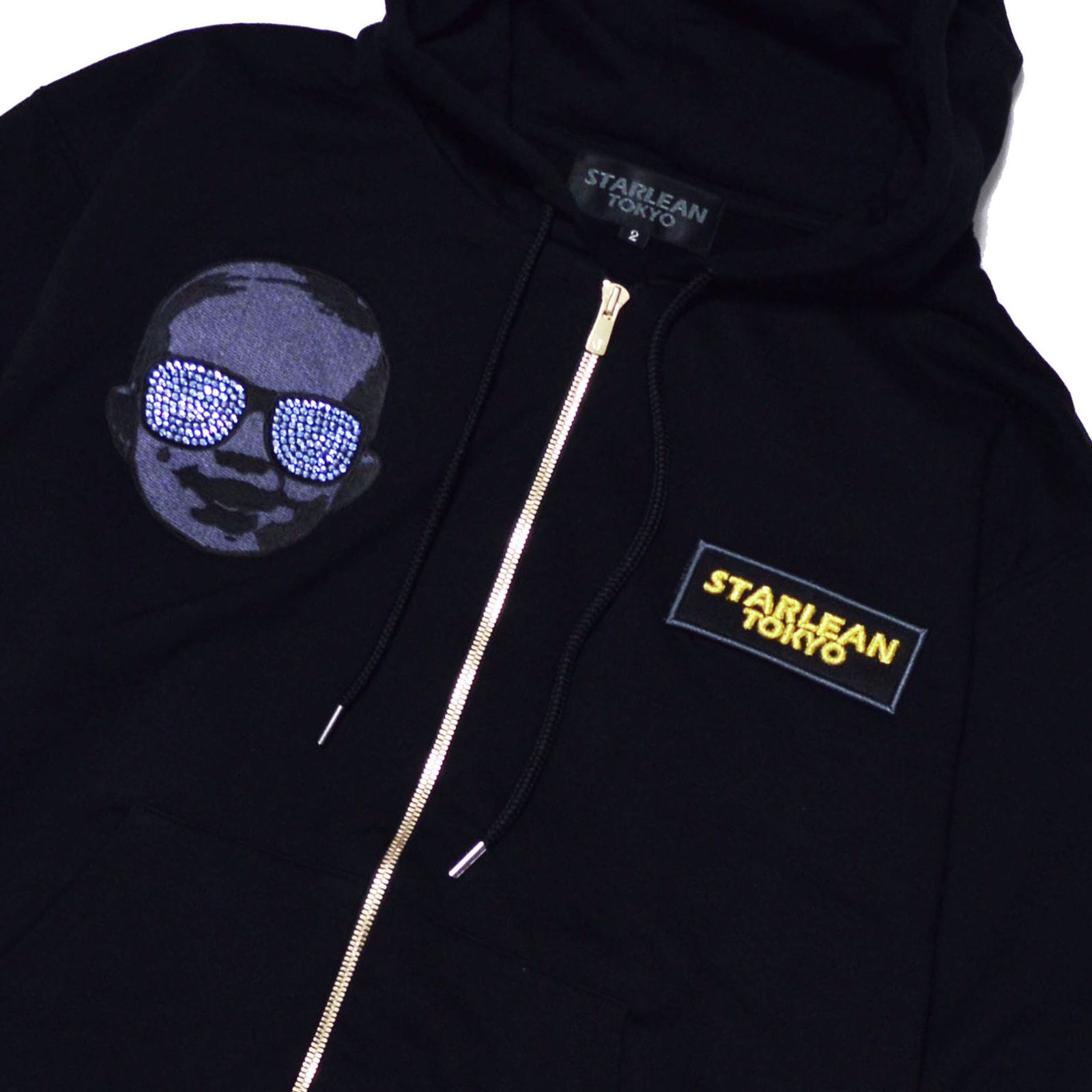 ジップパーカー / SWALLOW BABY ZIP HOODIE / BLACK [SLZP016]