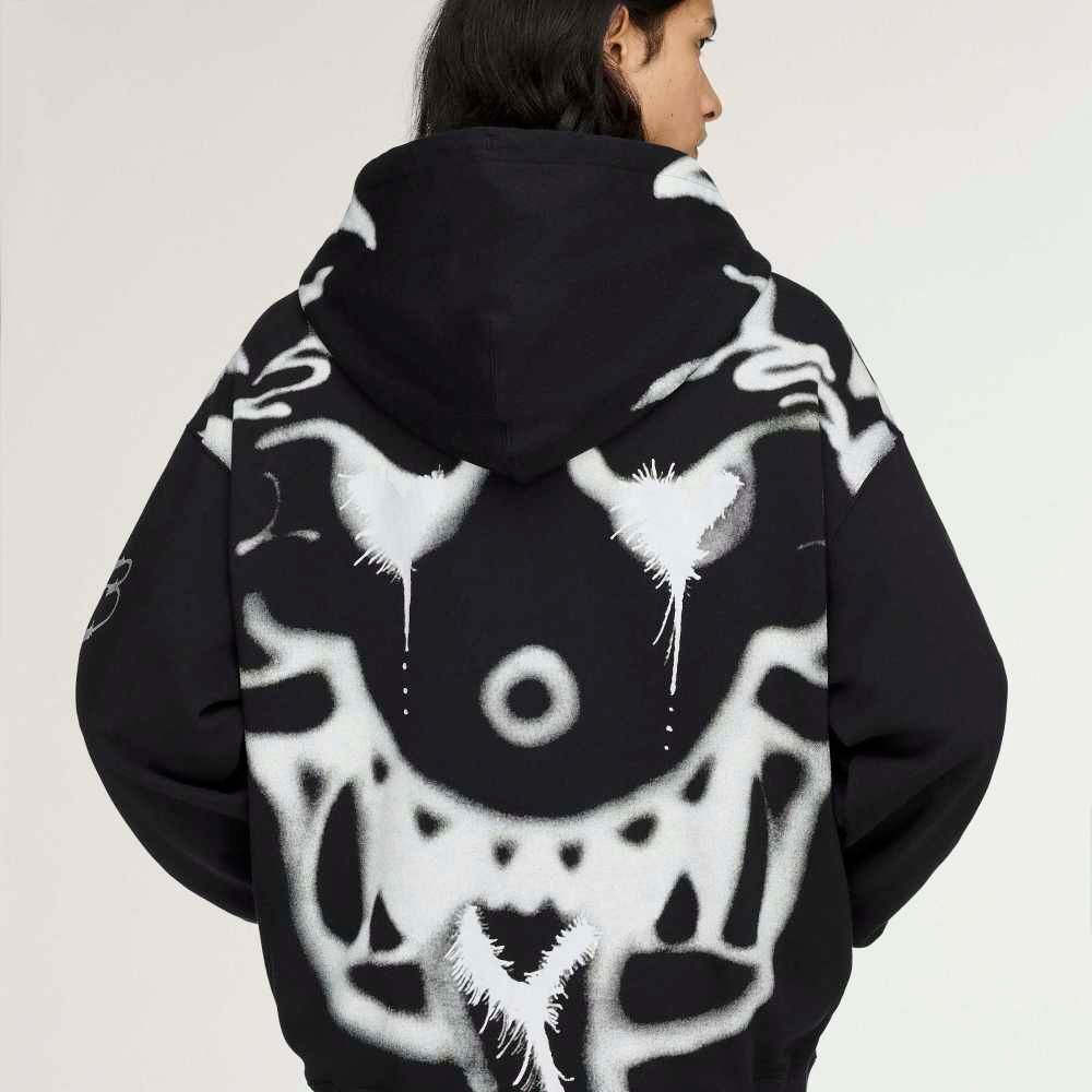 ジップパーカー / チト グラフィック フレンチ テリー ジップ フーディー / Y-3 CHITO GRAPHIC FRENCH TERRY ZIP HOODIE / BLACK [KR1061-APPA26]