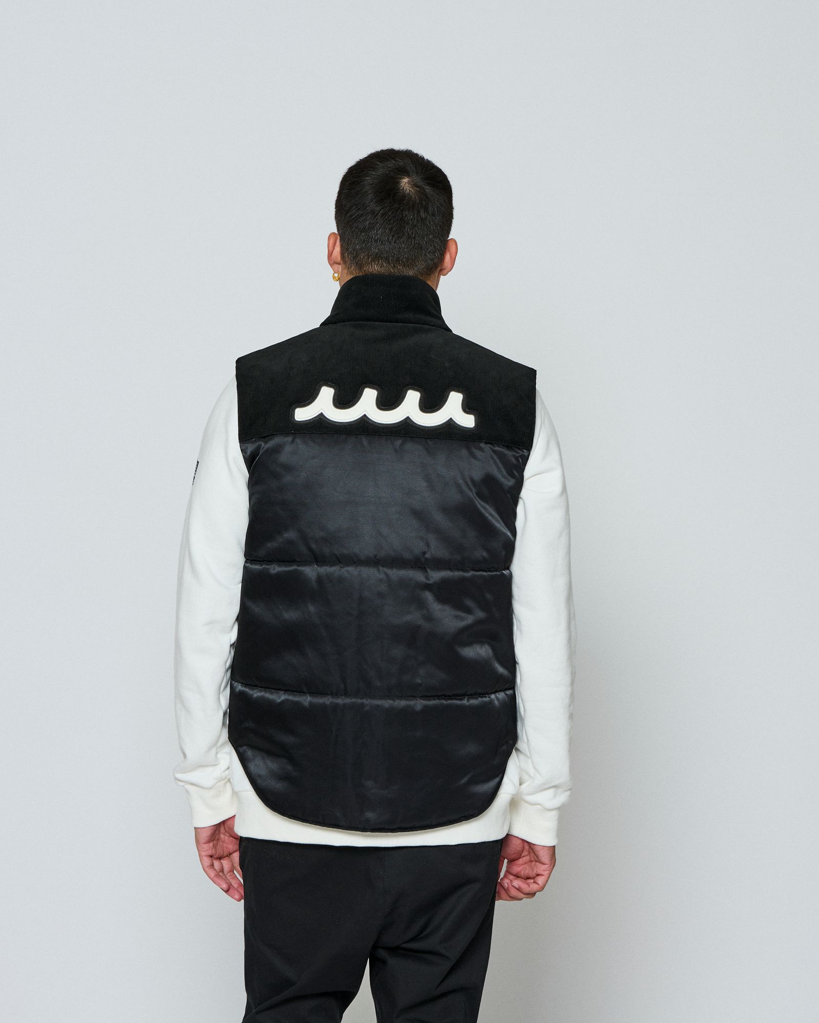 ☆先行予約☆ muta MARINE × ACANTHUS / シンサレートマウンテンベスト / Thinsulate Mountain Vest / BLACK 【MA2667】