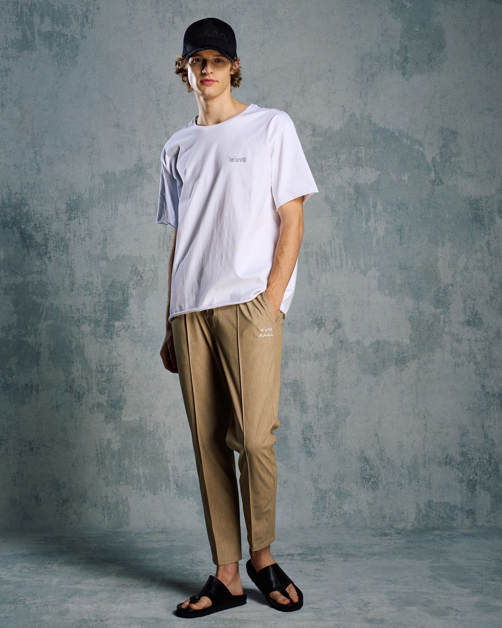 ☆先行予約☆ muta × wjk  / ピンタック イージースラックス / smart pin-tuck slacks  / CAMEL [501 mw01i]