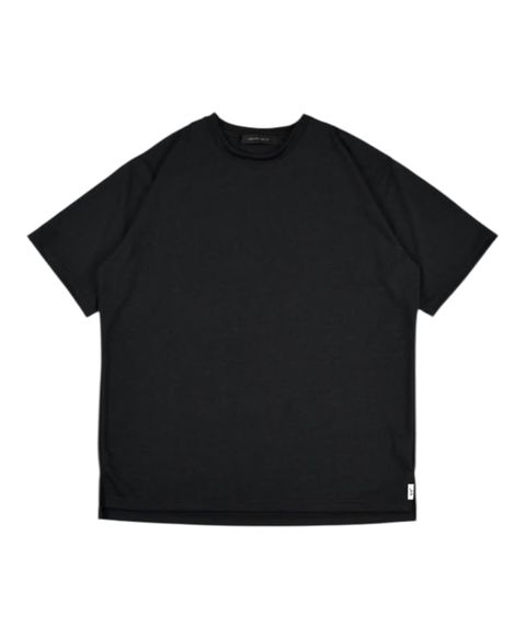マルーデコットン20s天竺Tee 半袖レギュラーTシャツ  / ブラック [76001]
