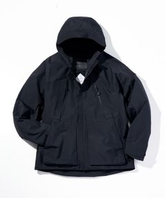 ☆先行予約☆1PIU1UGUALE3 RELAX × +phenix / トランスフォームマウンテンパーカー WINDSTOPPER プロダクト by GORE-TEX LABS /ウィンドストッパー / ゴアテックス  / ブラック【USO-26130】