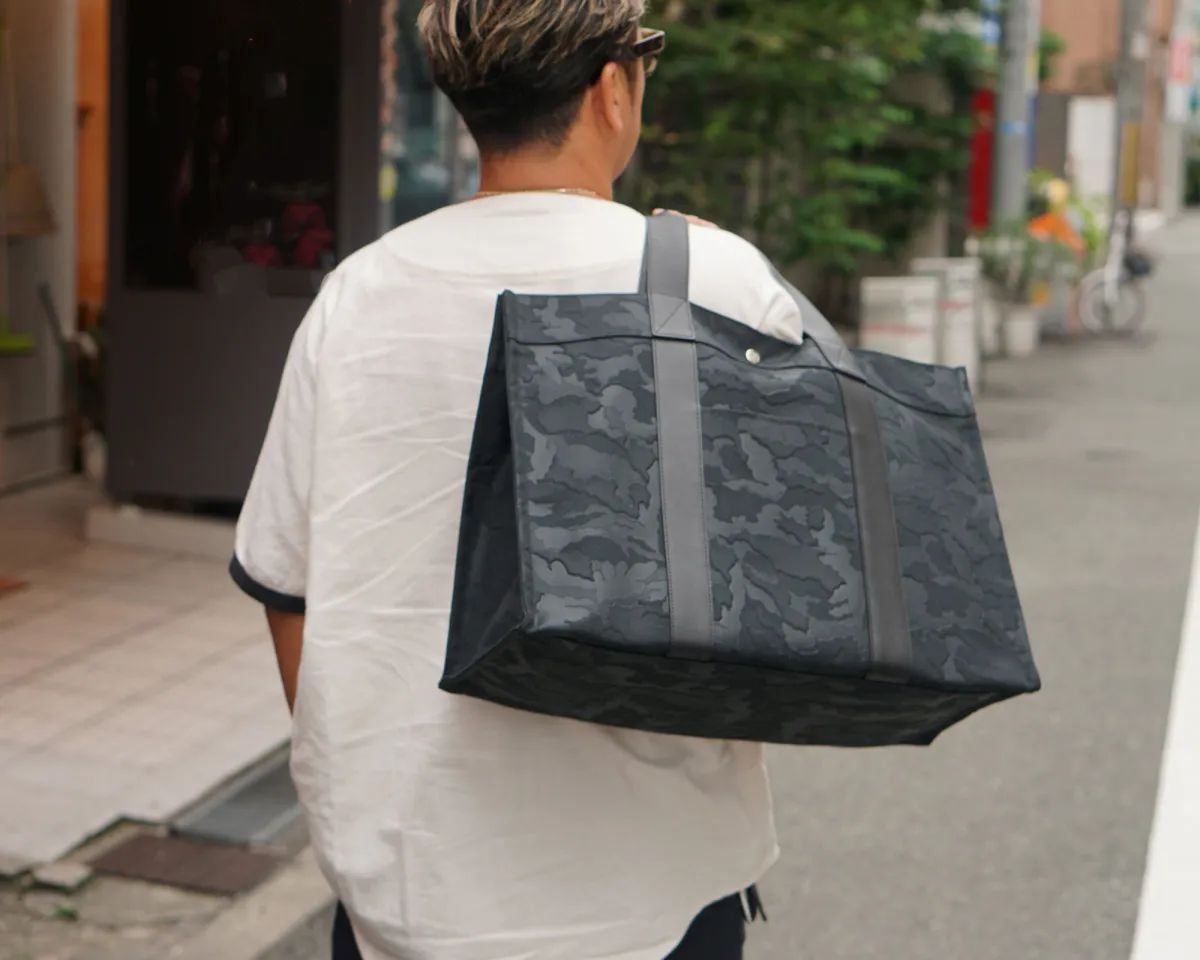 LABEL NOIR / スクエアキャンバストートバッグ GM / 2Colors [Modele 24 (GM)]