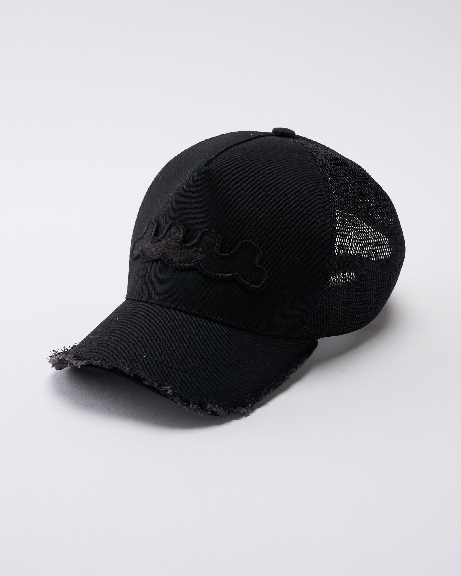 ☆先行予約☆muta × wjk  / ウェーブ カットオフ メッシュキャップ / wave cut-off mesh cap / BLACK 【810 mw05i】