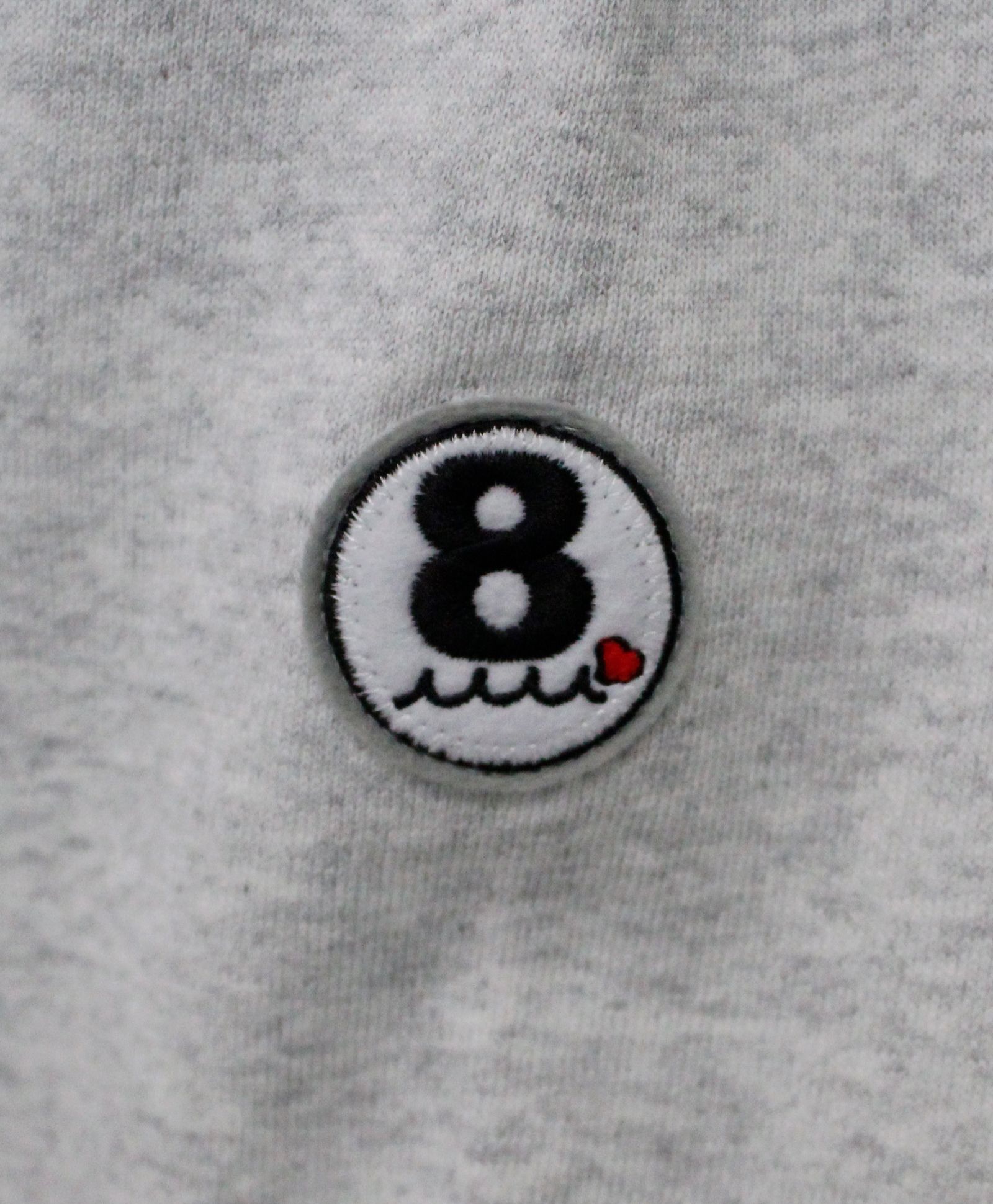 mutaMARINE x ACANTHUS / muta sweet Logo Zip-Up hoodie / ジップパーカー / GREY 【MA2670】