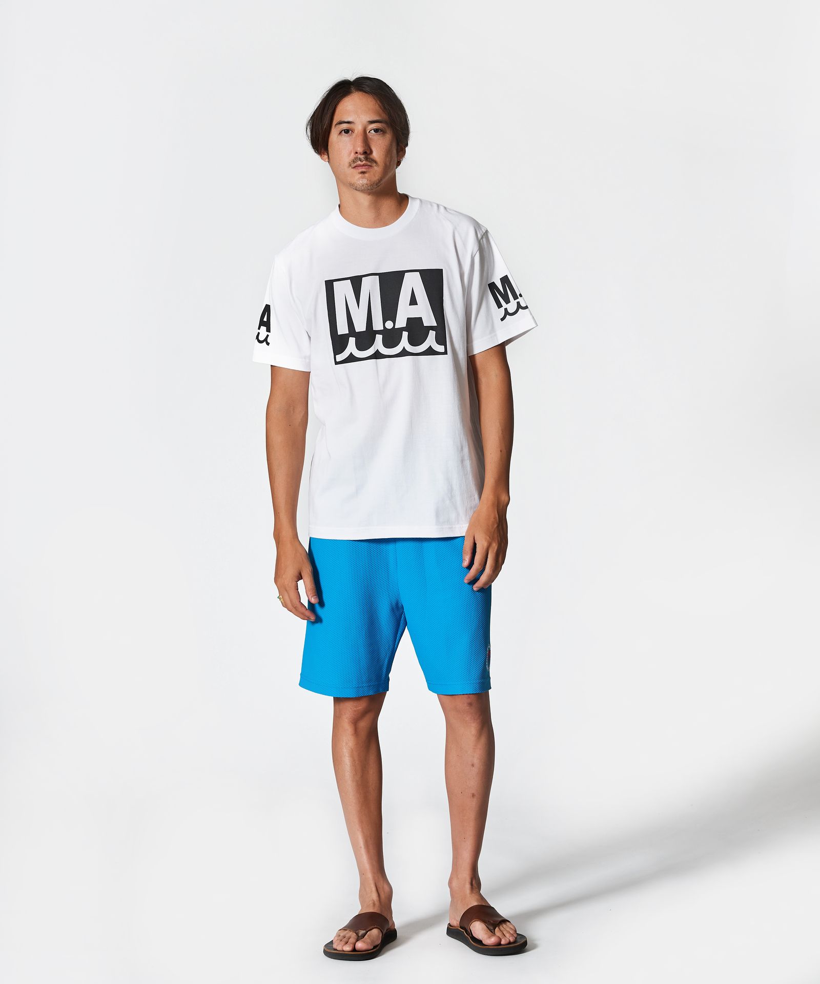 ACANTHUS × muta MARINE / muta MA Logo Tee / ロゴTシャツ / WHITE 【MA2514】