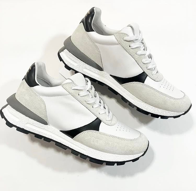 ローカットレザースニーカー / ホワイト / WHITE [MKSH04 ]