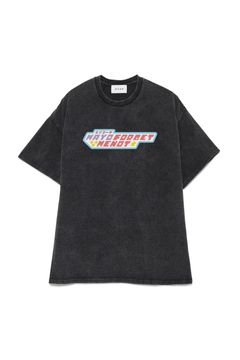 メイヨーパワーパフプリントTシャツ / MAYO POWERPUFF PRINT SHORT SLEEVE TEE  / フェードブラック [26MY-ST004]