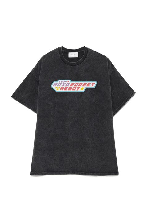 メイヨーパワーパフプリントTシャツ / MAYO POWERPUFF PRINT SHORT SLEEVE TEE  / フェードブラック [26MY-ST004]