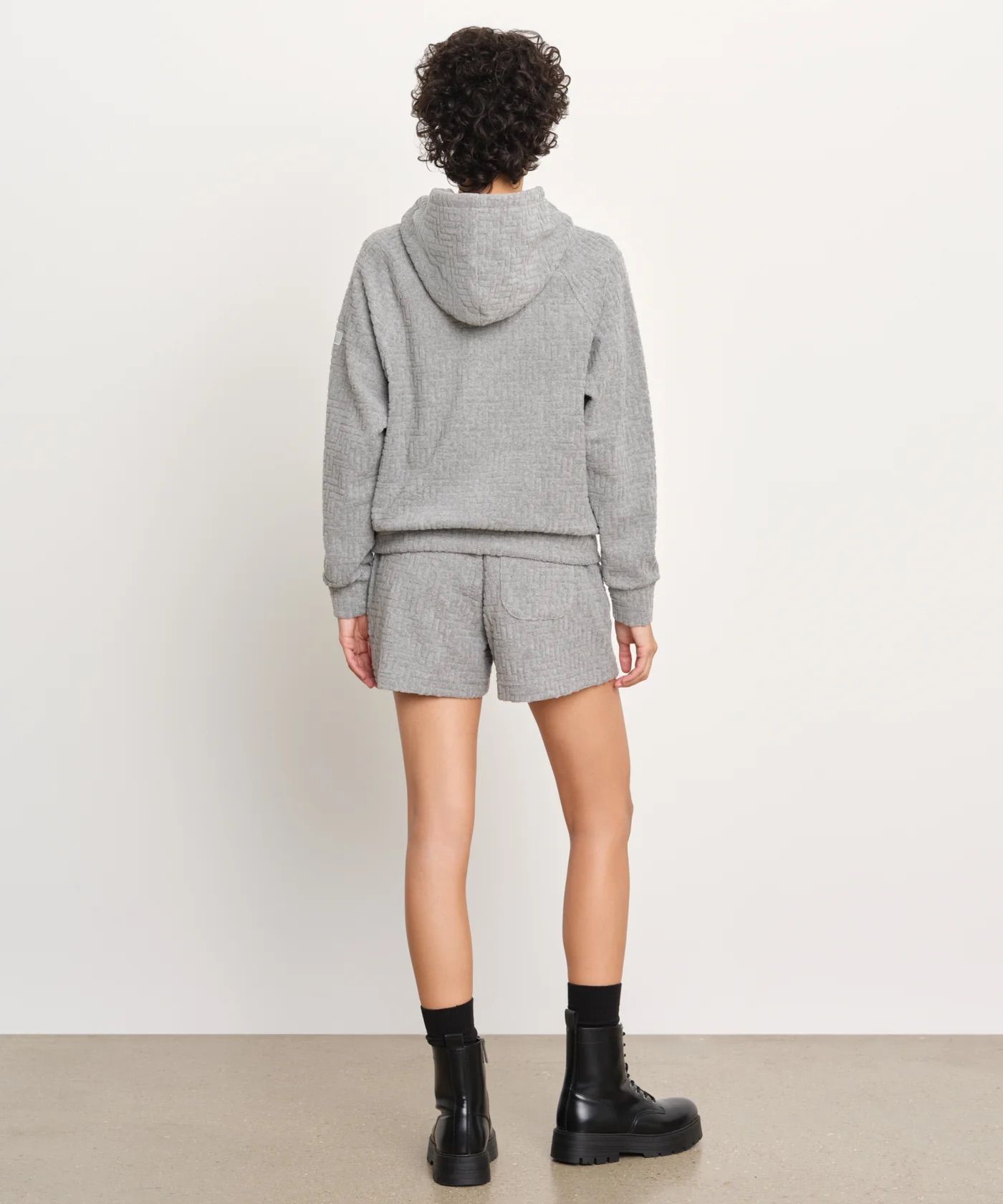 レディース / BIANCA ビアンカ /  パイルジップパーカー  / ライトグレー [LCKZ0471063588]