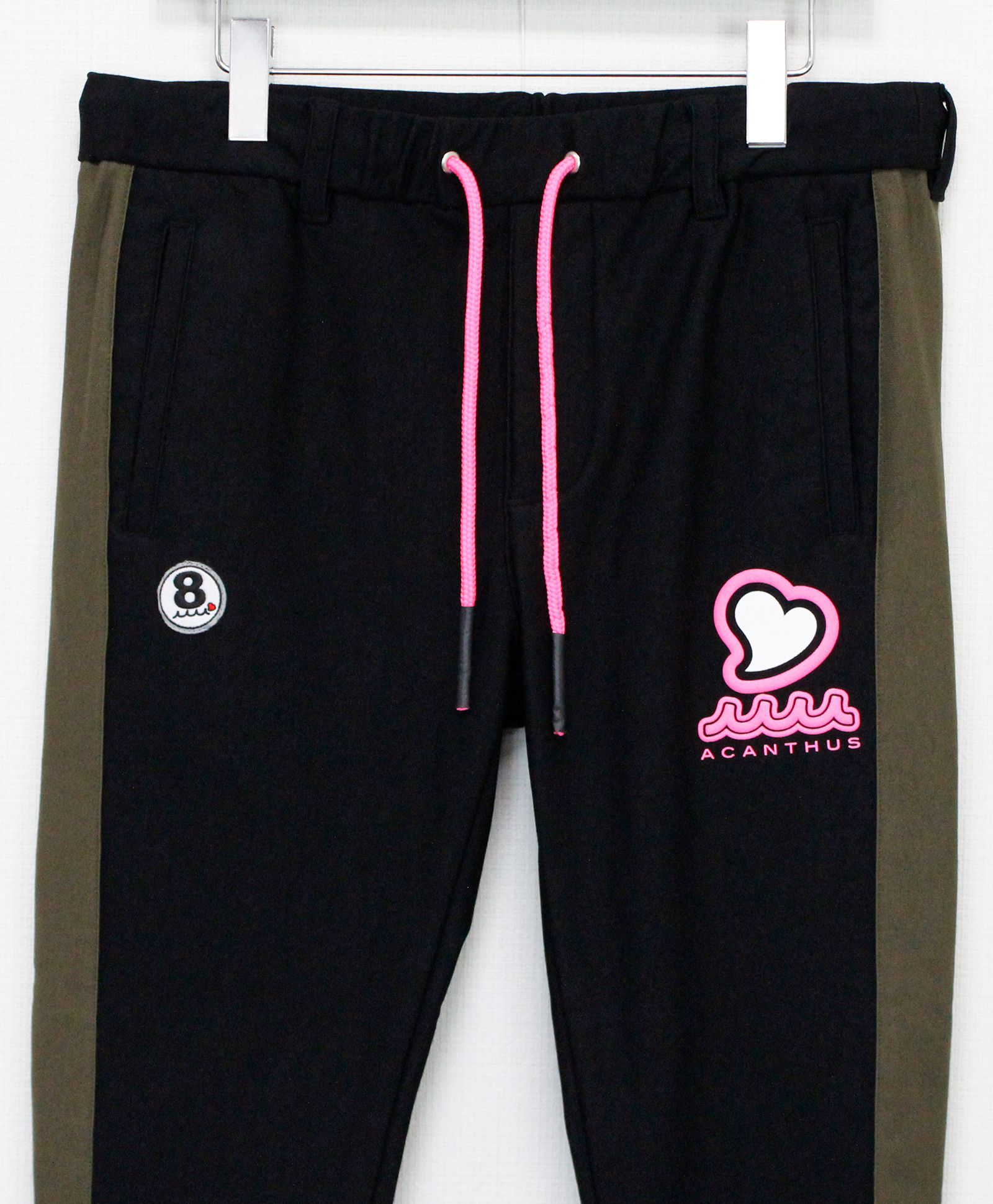 ⭐︎femt LIMITED⭐︎ muta MARINE × ACANTHUS  / muta sweet Logo HEAT PERFORMA Sideline Pants / ヒートパフォーマサイドラインパンツ / BLACK【MA2548SP】