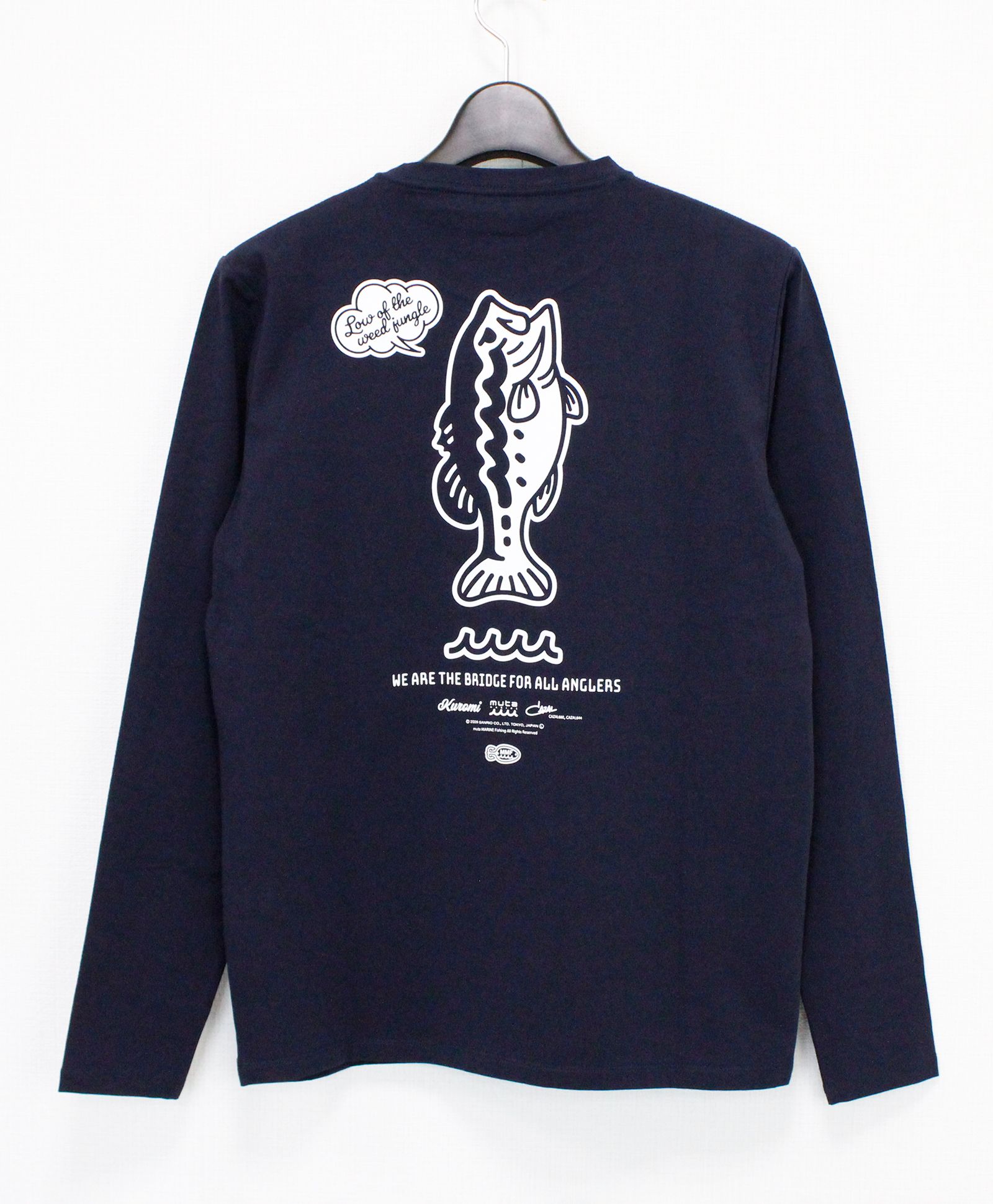 Kuromi × muta MARINE Fishing ストレッチロングスリーブTシャツ / ネイビー [MFMP-434779]